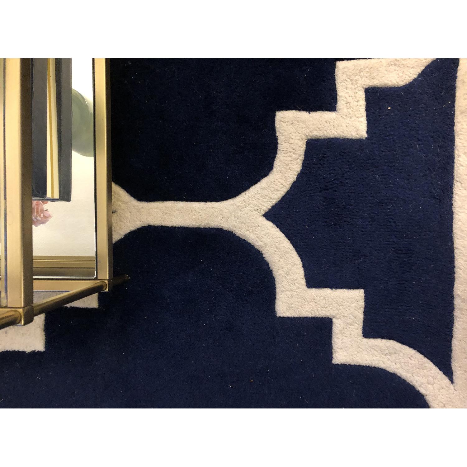 Safavieh Dark Blue/Ivory Wool Area Rug - image-1