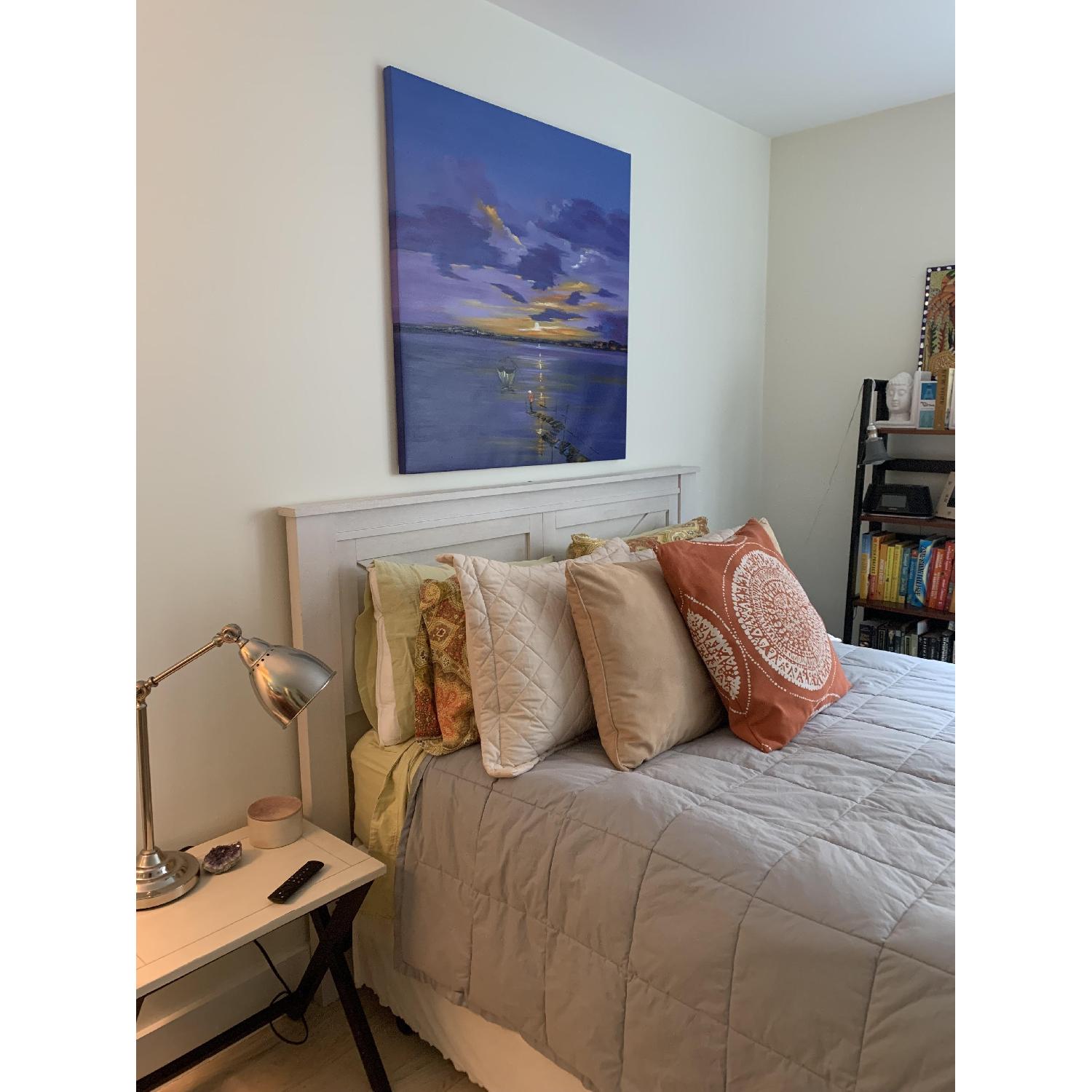 Gracie Oaks Barnwood Style Wood Panel Queen Headboard - image-3