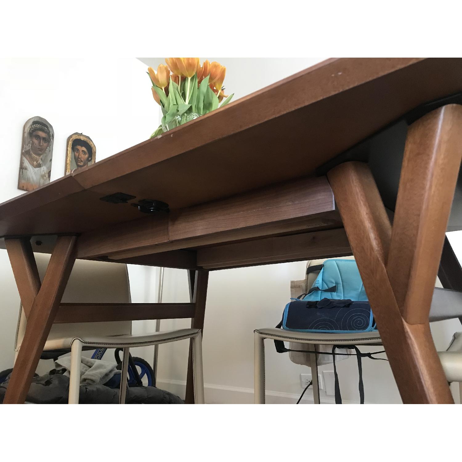 West Elm Mid Century Expandable Dining Table - image-2