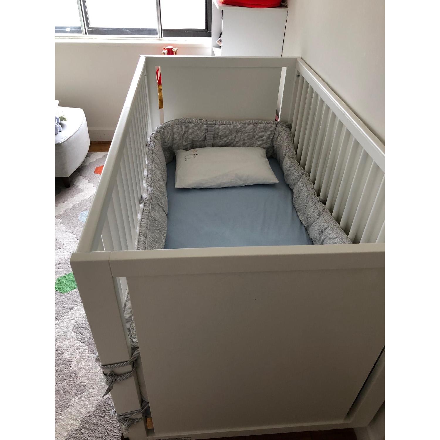 Pottery Barn Reese White Convertible Crib - image-3