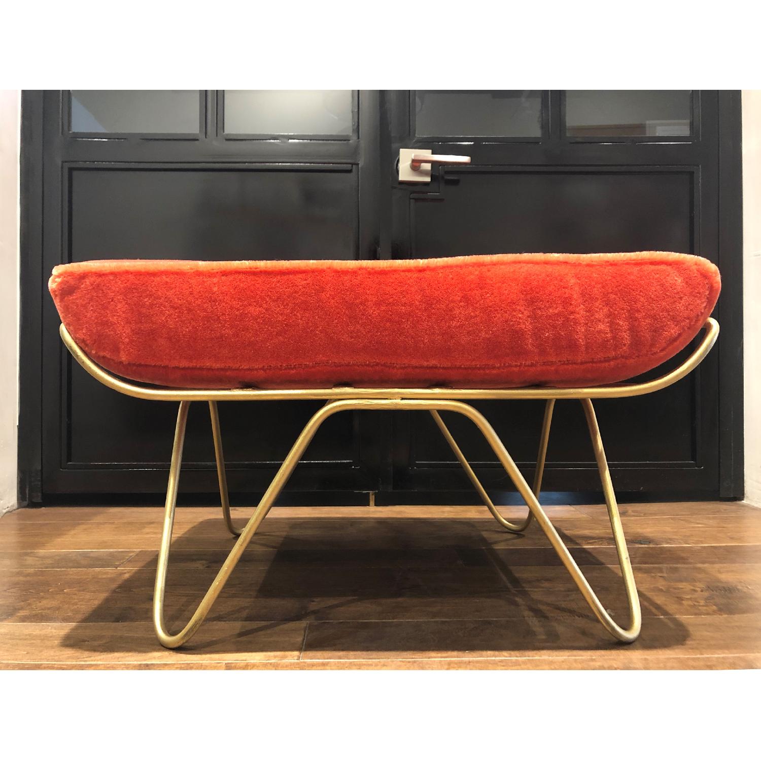 Honore Mohair Bench w/ 3 Decorative Pillows - image-4