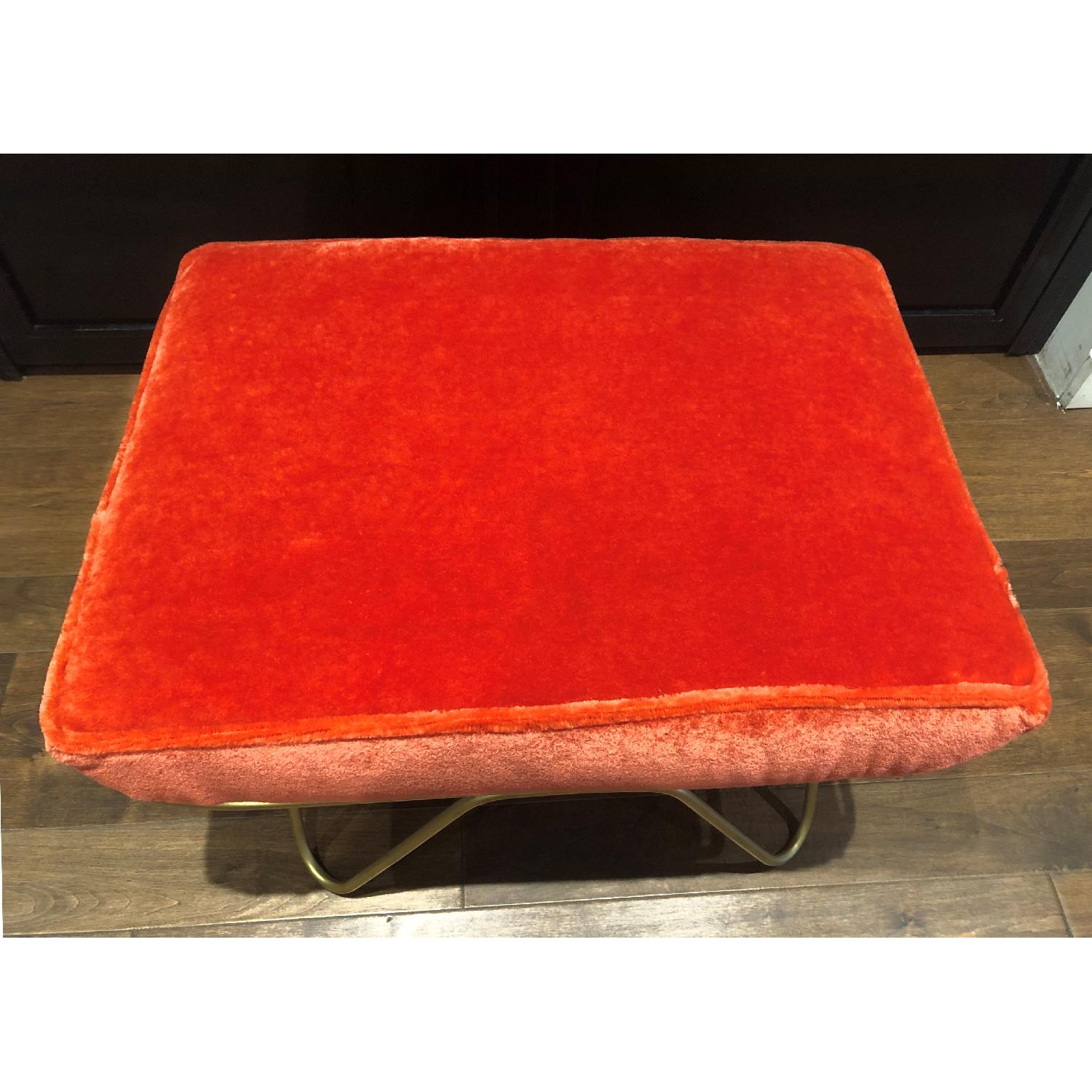 Honore Mohair Bench w/ 3 Decorative Pillows - image-6