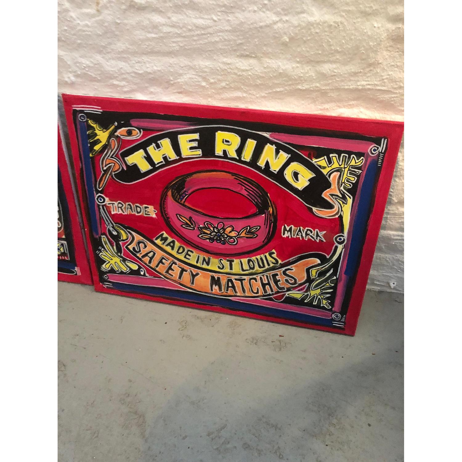 Vintage Ocean Alexander Matchbox Paintings - image-4