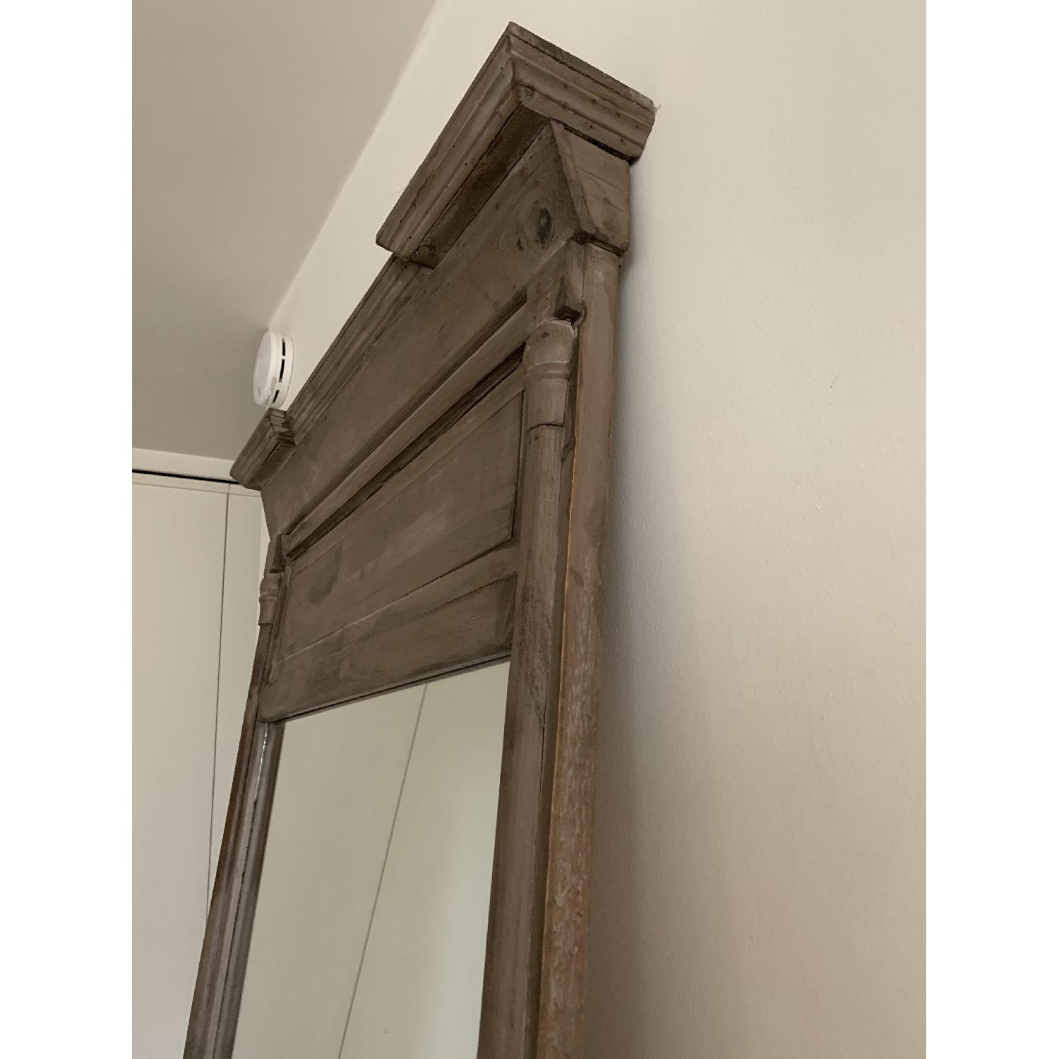 Restoration Hardware Floor Length Wood Mirror - image-2