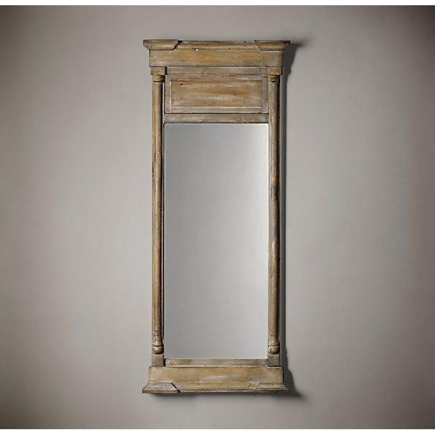 Restoration Hardware Floor Length Wood Mirror - image-4