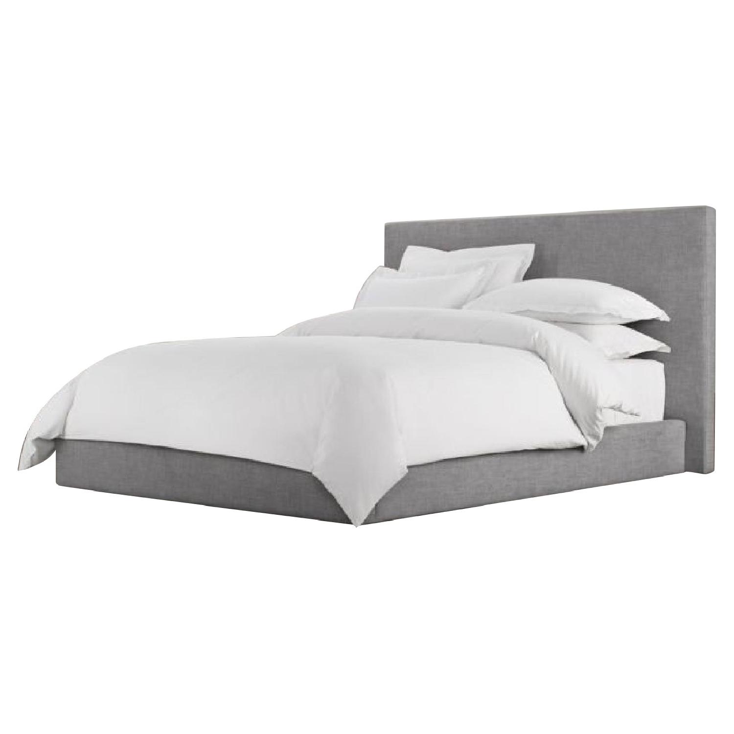 Restoration Hardware Sullivan Fabric Platform King Bed - image-0