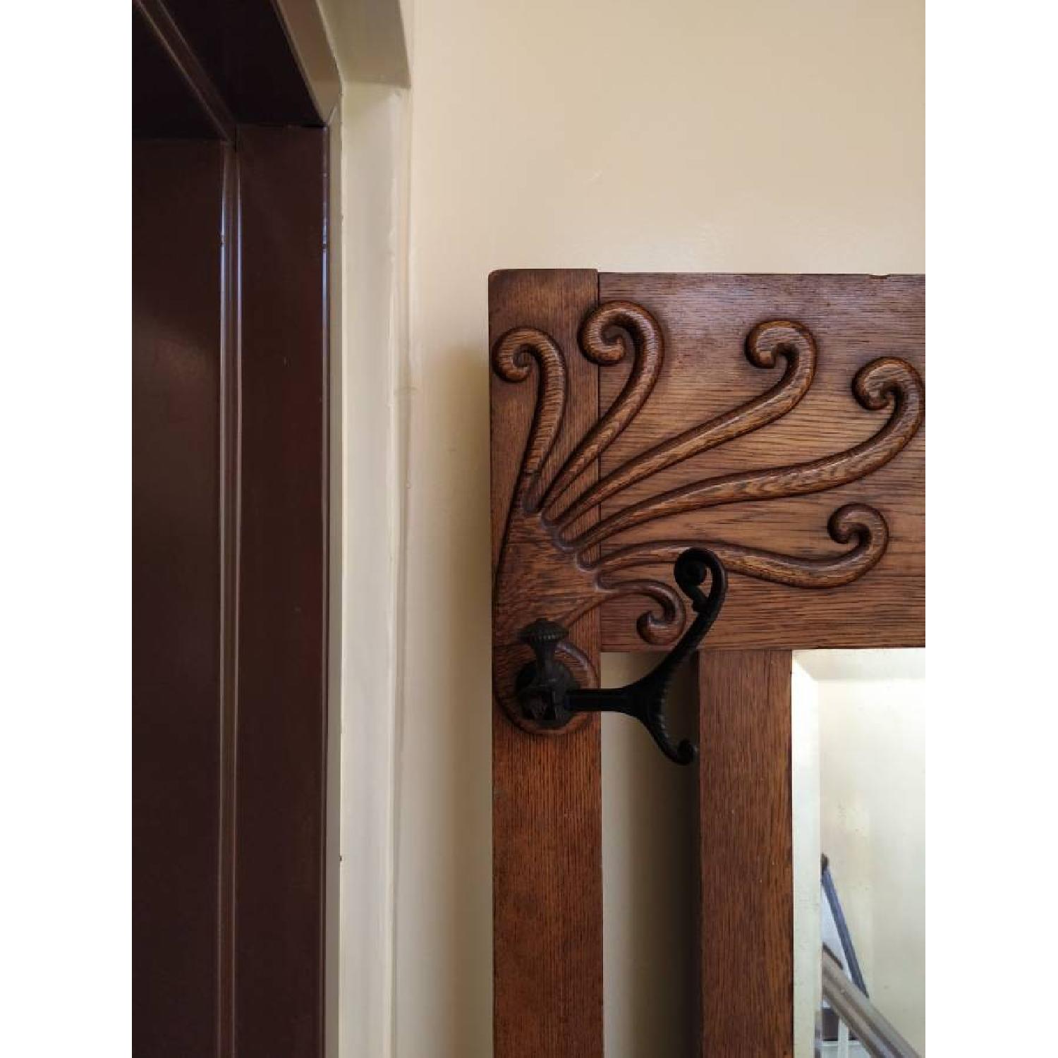 Antique Art Nouveau Hall Tree - image-1