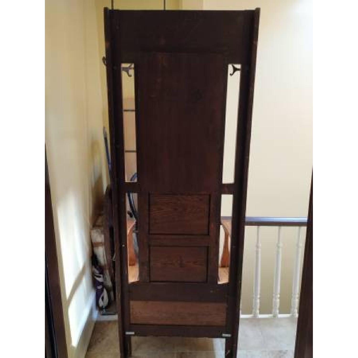 Antique Art Nouveau Hall Tree - image-3