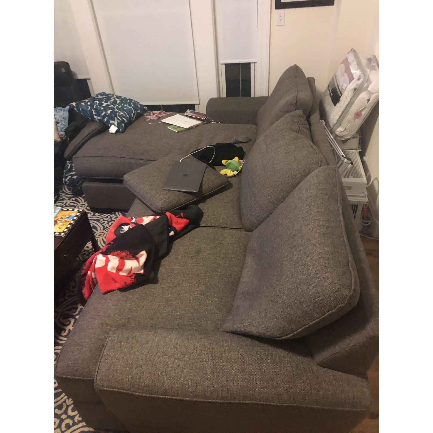 Macy's Ainsley 2-Piece Fabric Chaise Sectional Sofa - image-3