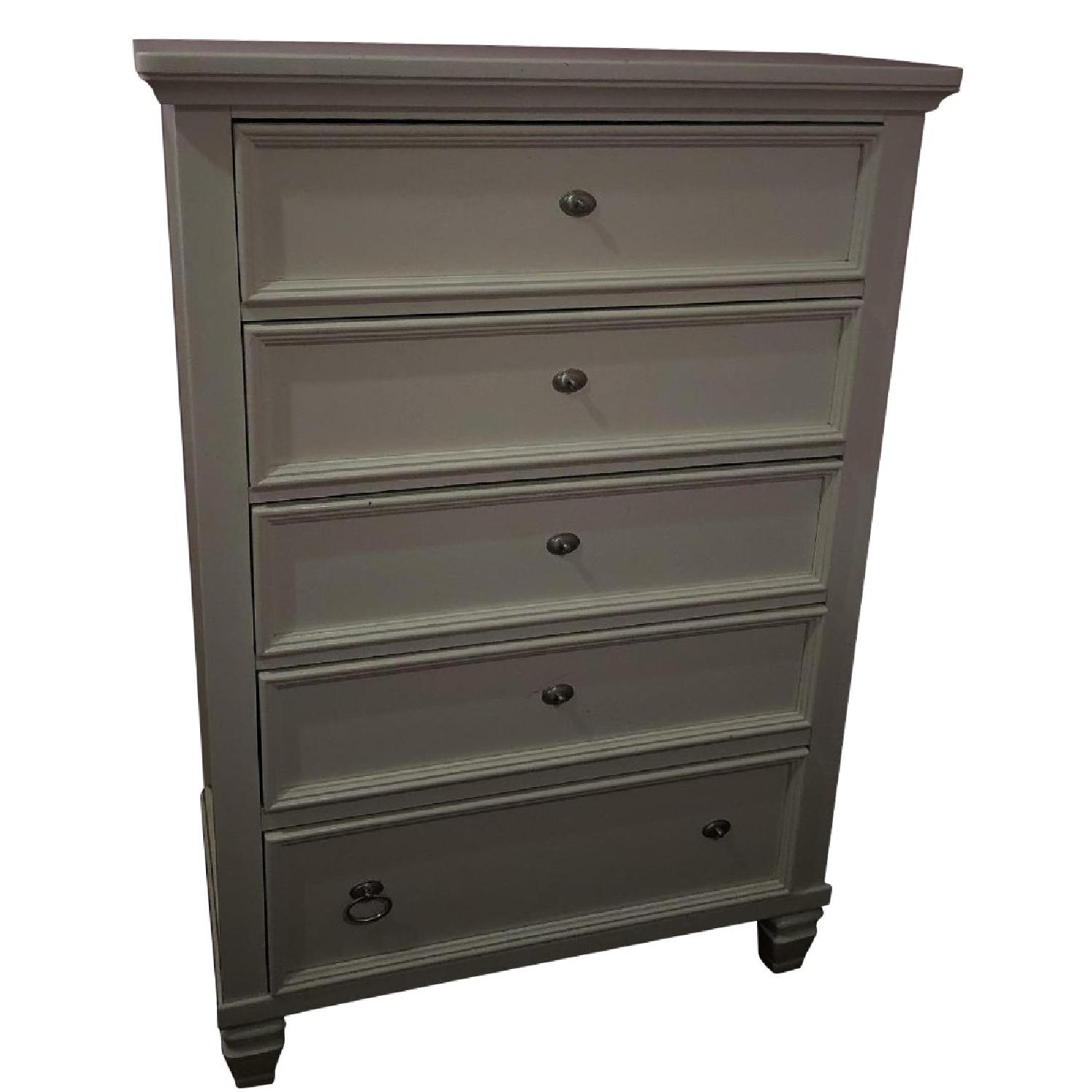 Ashley 5-Drawer Chest in White Finish - image-0