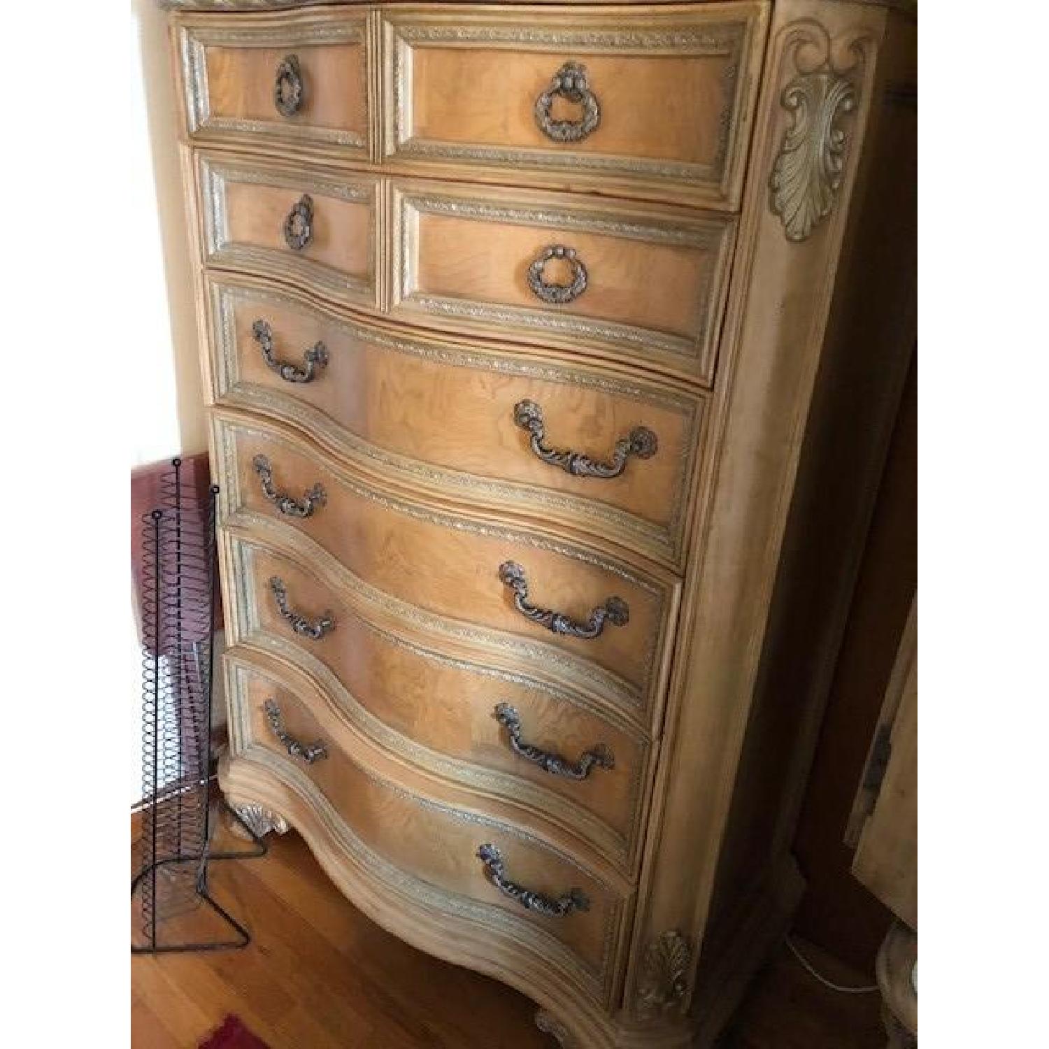 Tall 7 Drawer Stone Top Dresser AptDeco