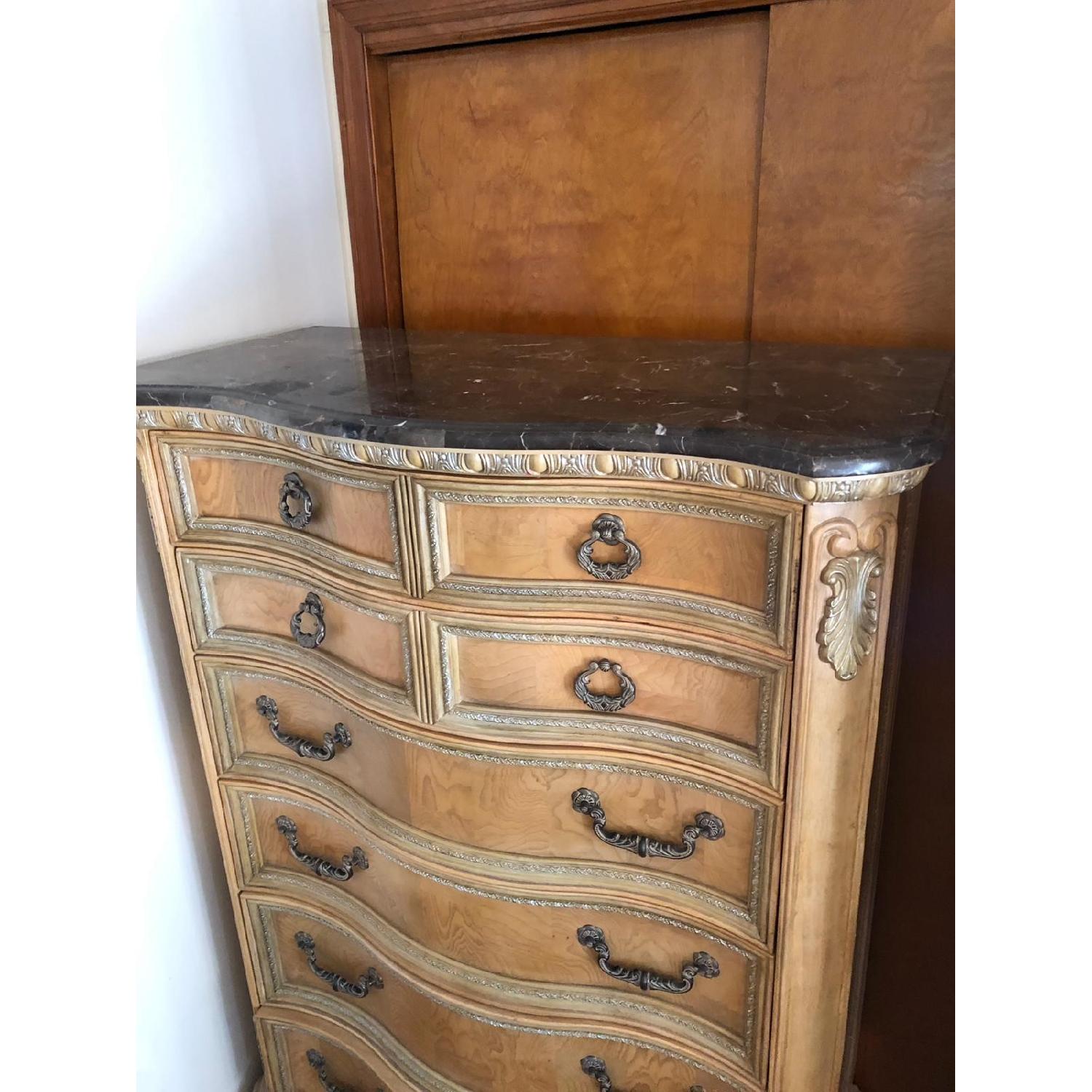 Tall 7 Drawer Stone Top Dresser AptDeco