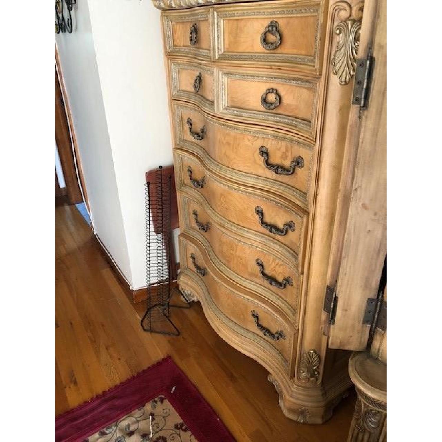 Tall 7 Drawer Stone Top Dresser AptDeco