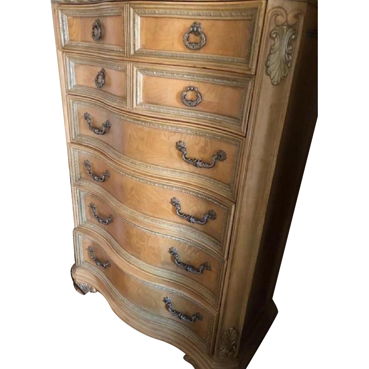 Tall 7 Drawer Stone Top Dresser AptDeco