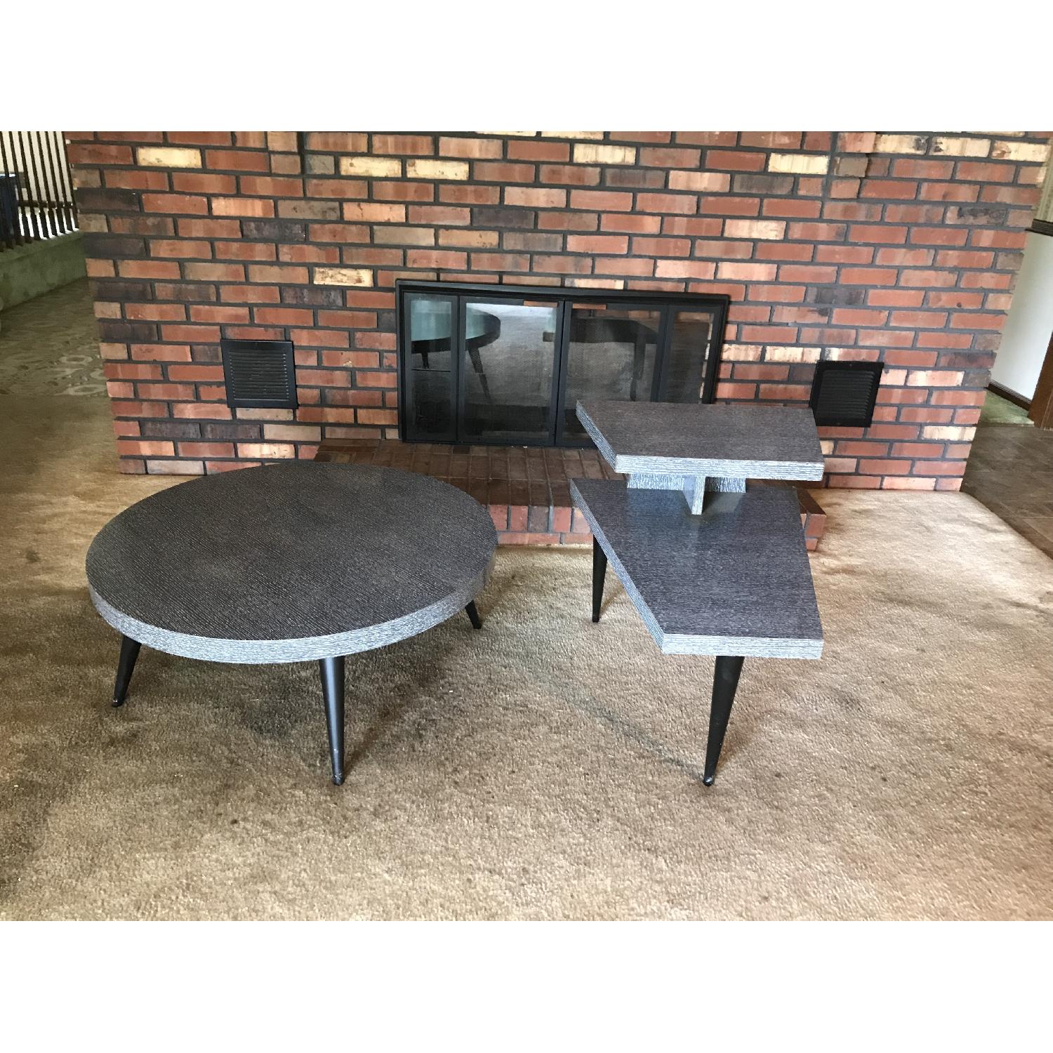 Vintage Modern Coffee Table + Side Table - image-1