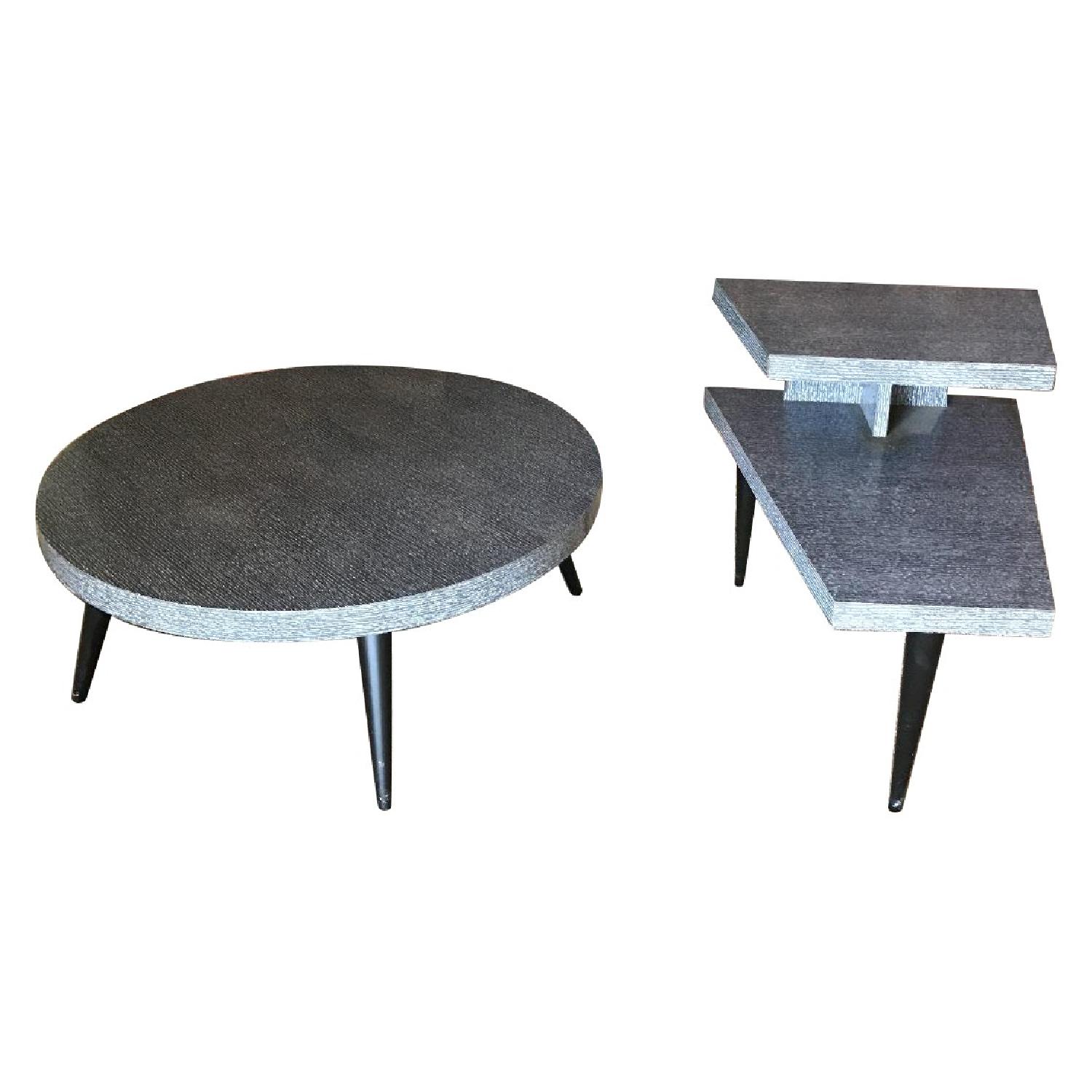Vintage Modern Coffee Table + Side Table - image-0
