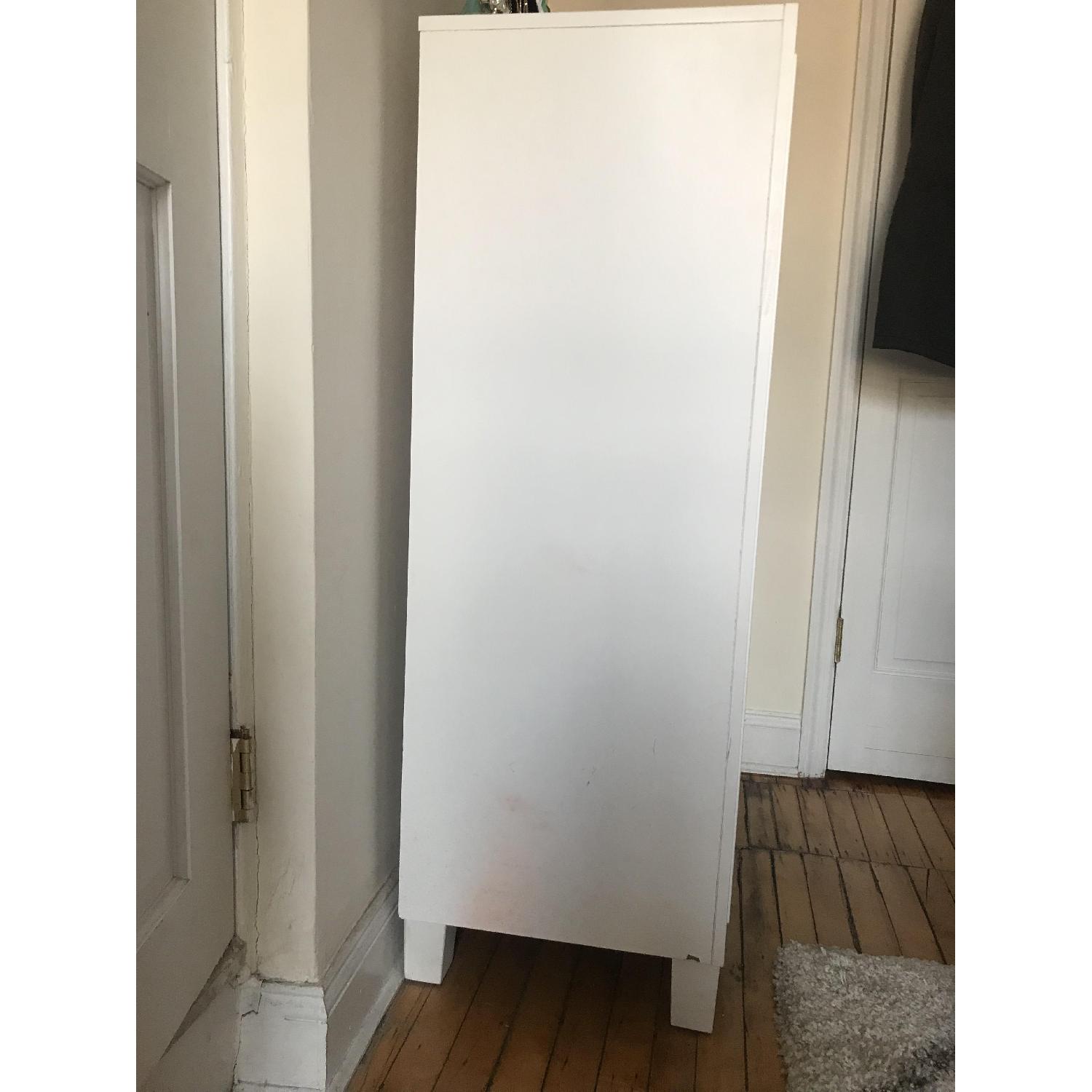 White Wood 5-Drawer Dresser - image-2