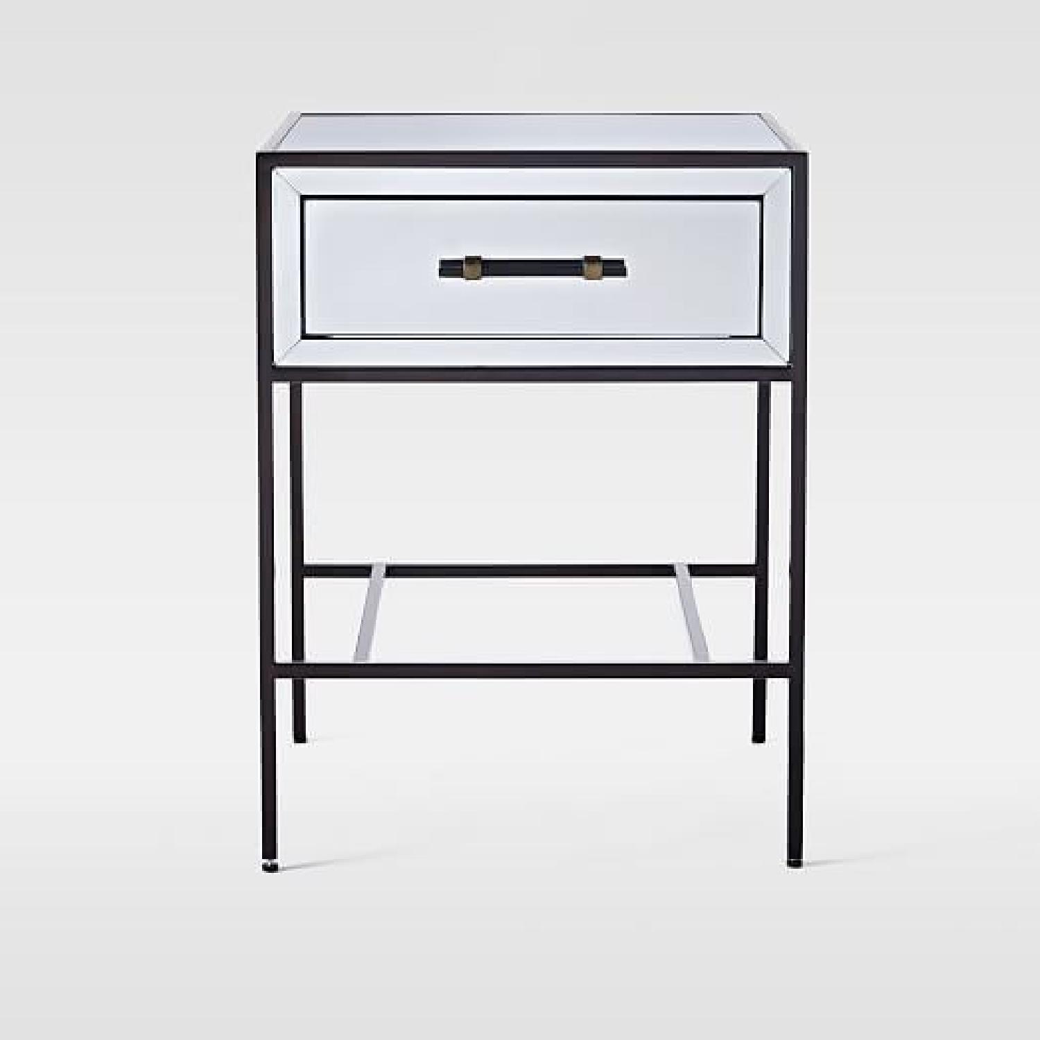 West Elm Mirrored Nightstand - image-4