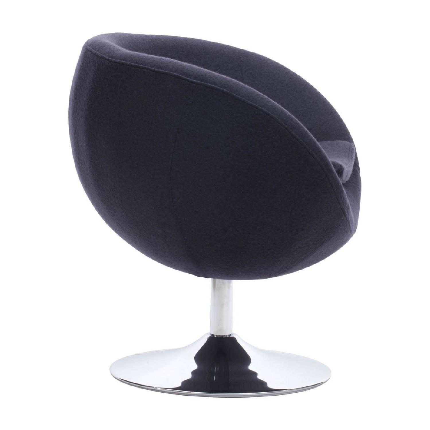 Manhattan Home Design Lund Arm Chair in Iron Gray - image-1