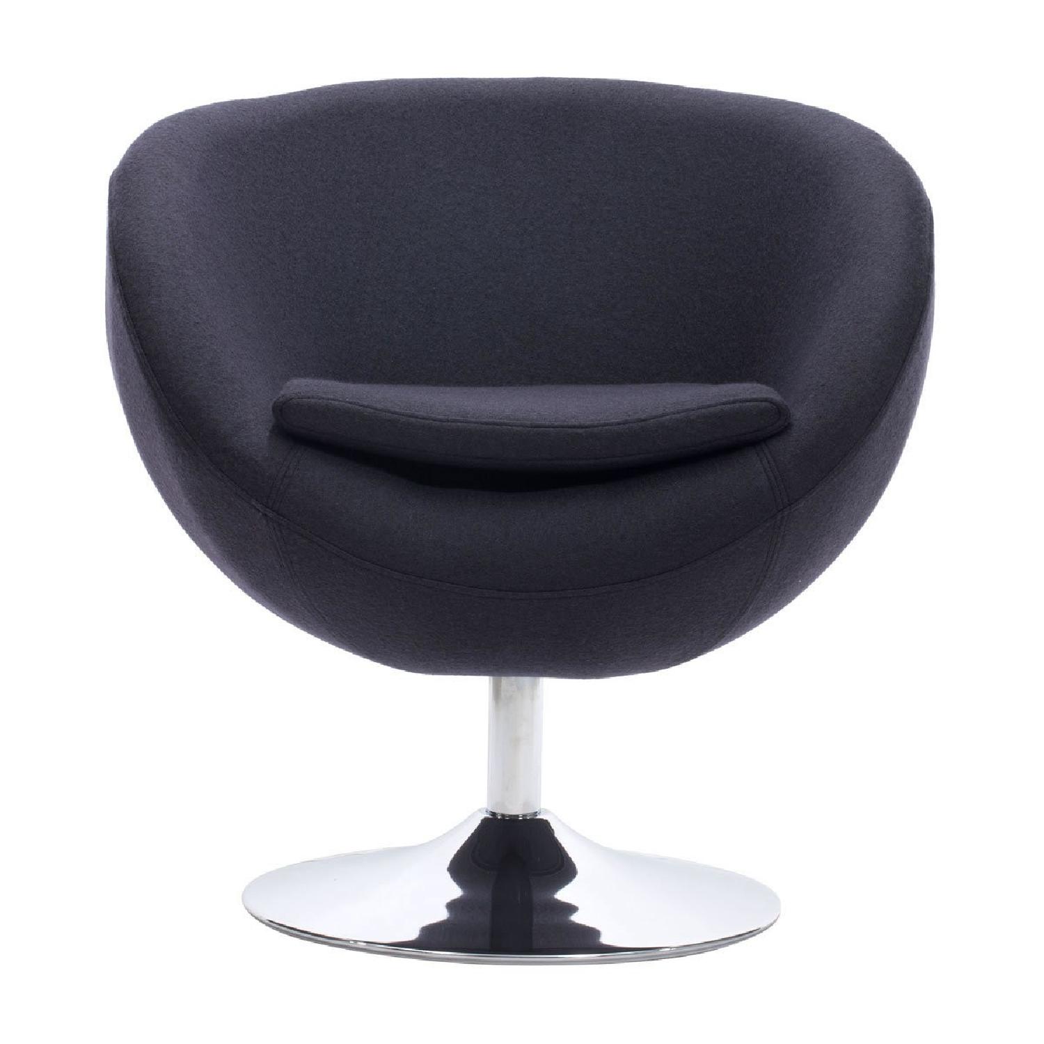 Manhattan Home Design Lund Arm Chair in Iron Gray - image-3