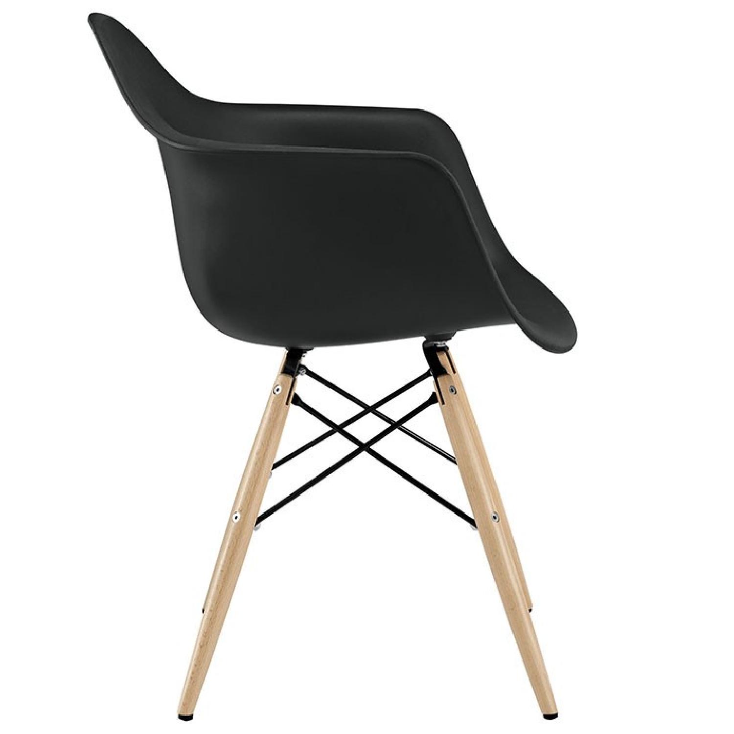 Manhattan Home Design Pyramid Dining Armchair in Black - image-1