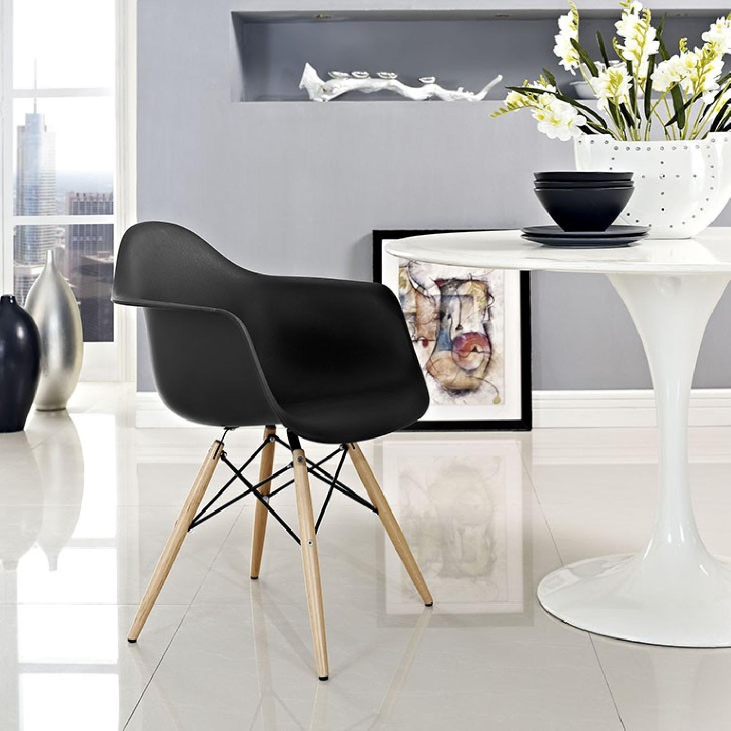 Manhattan Home Design Pyramid Dining Armchair in Black - image-2