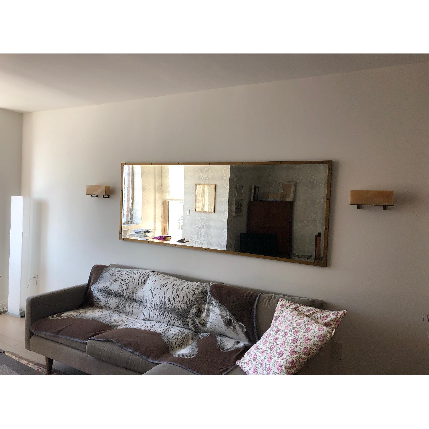 Restoration Hardware Antiqued Mirror - image-1