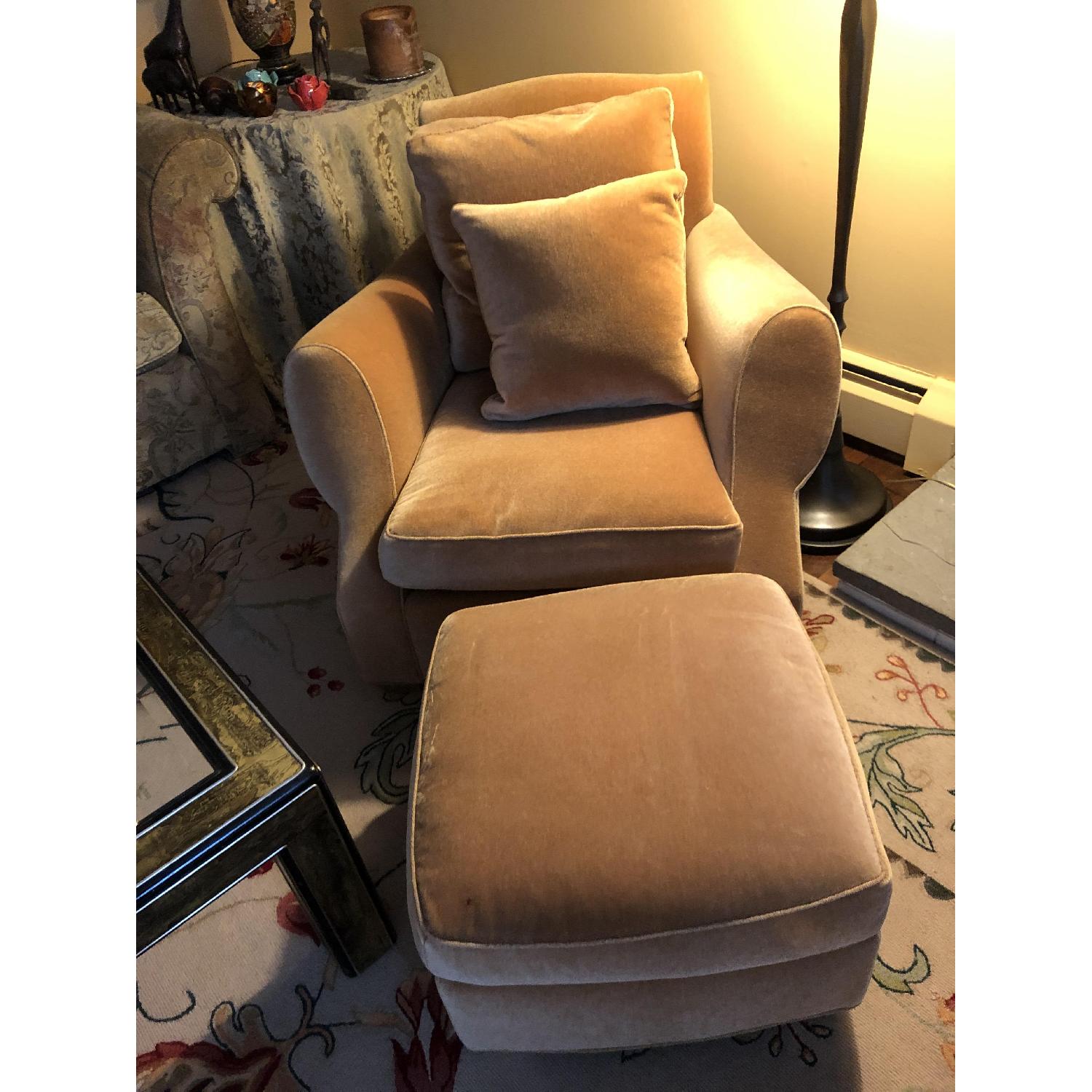 Donghia John Hutton Design Chair & Ottoman - image-1