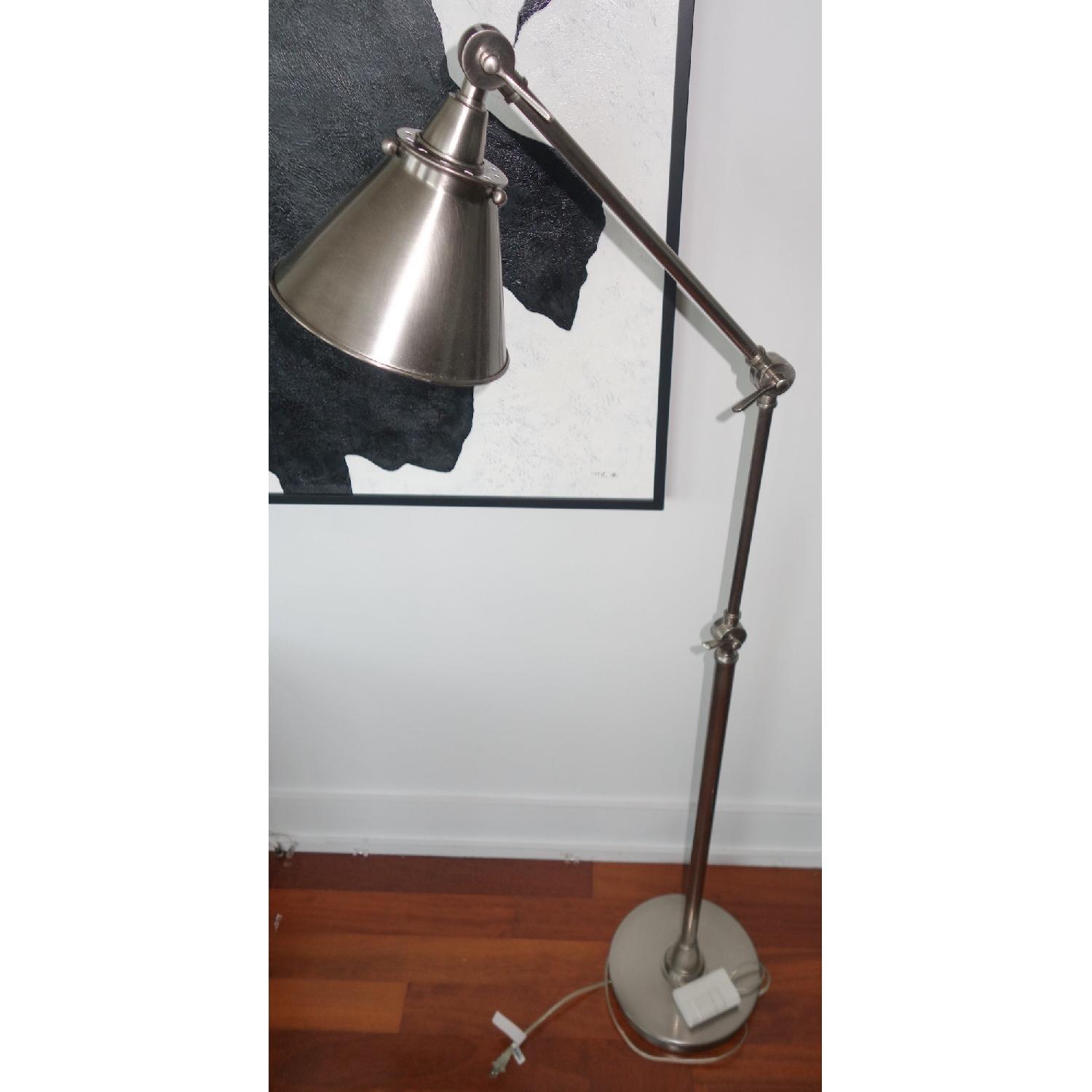 Pottery Barn Architect's Task Floor Lamp in Antique Nickel - image-3