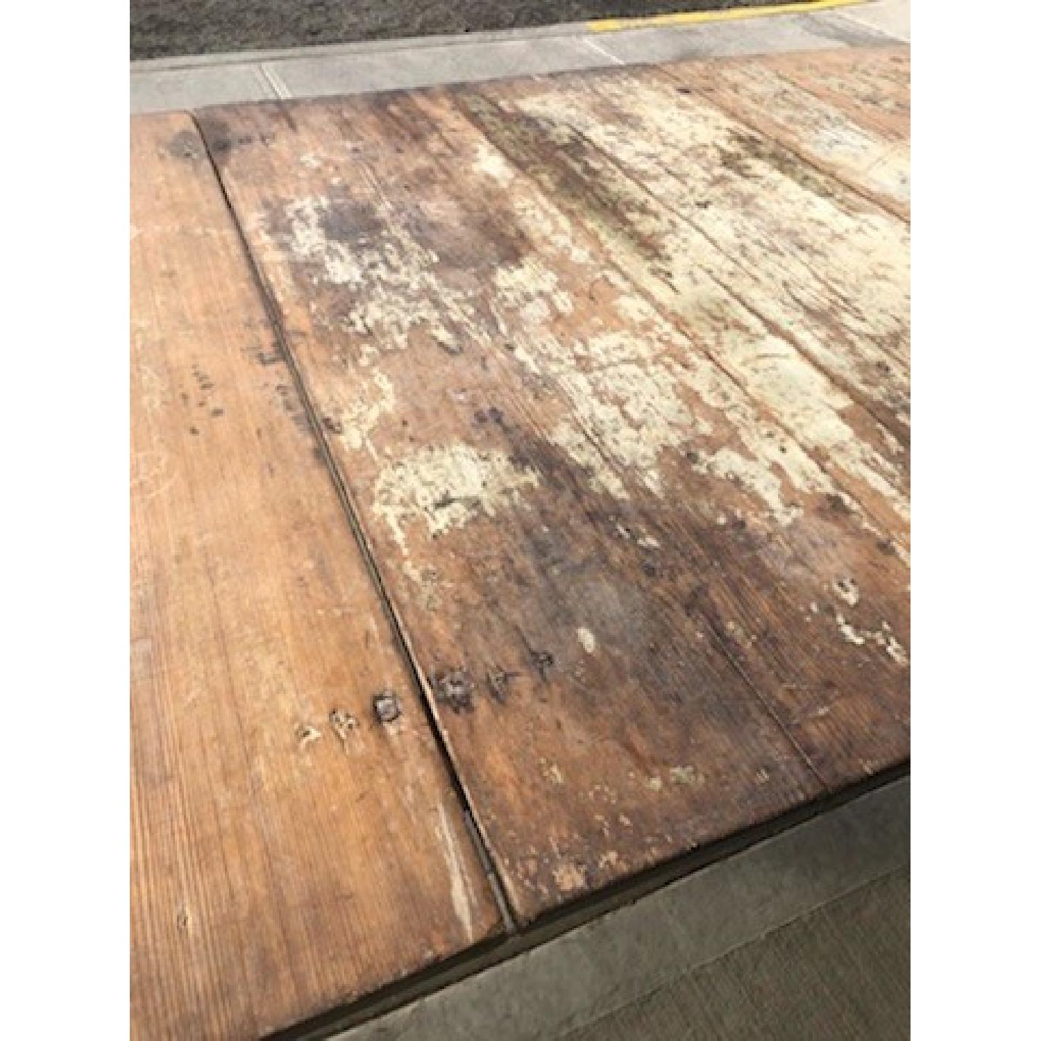 ABC Carpet and Home Antique Rustic Dining Table - image-4