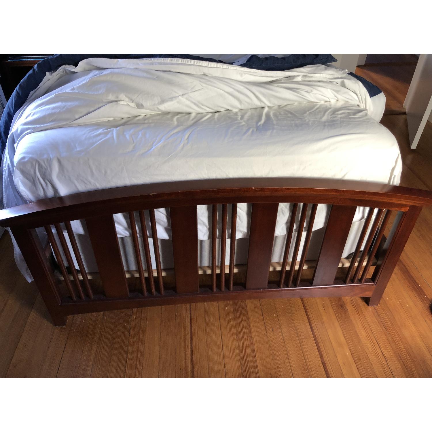 Kincaid Cherry Wood Full Size Platform Bed Frame - image-3