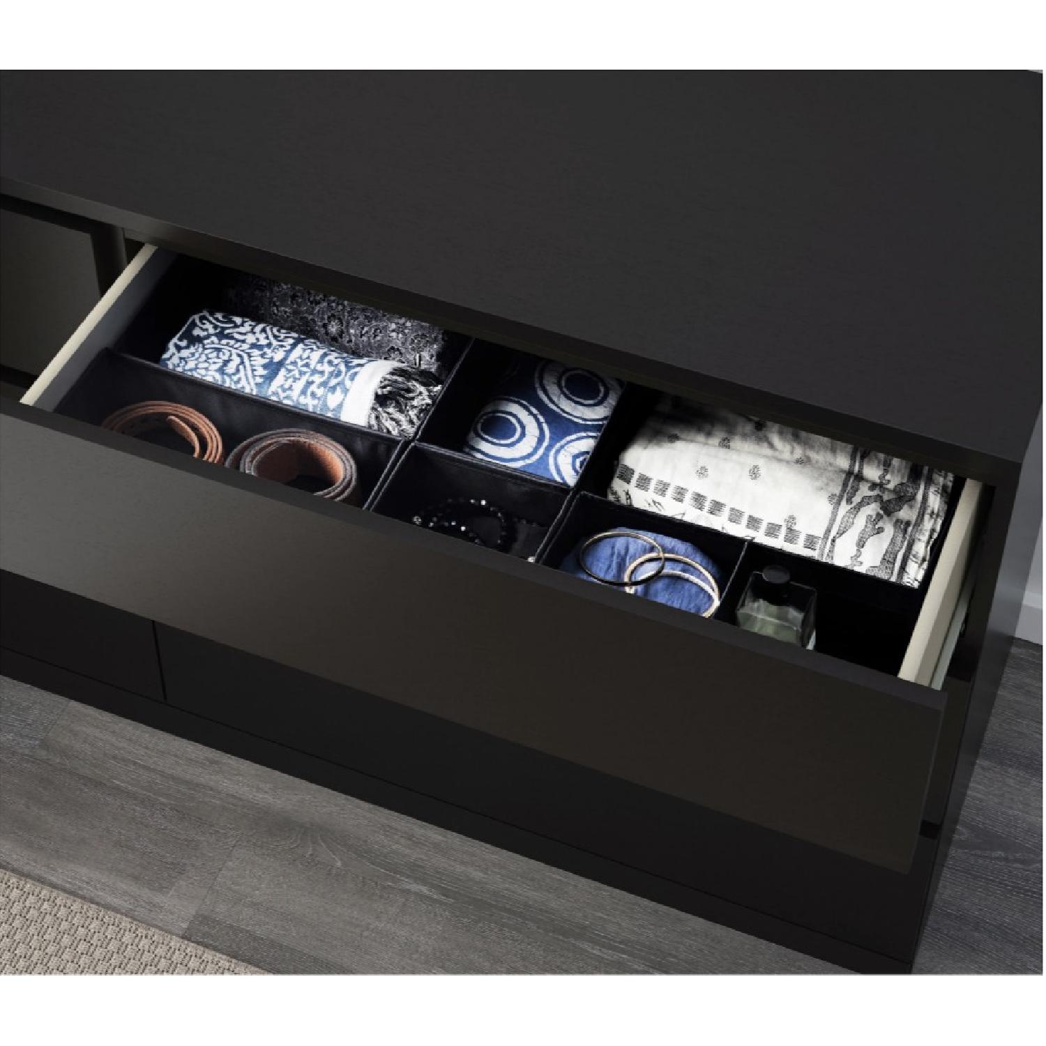 Ikea Malm 6-Drawer Dresser in Black-Brown - image-2