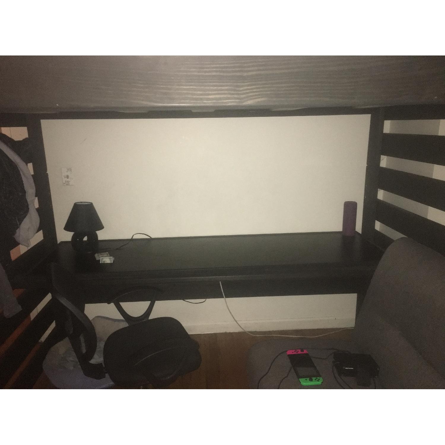 Bunk & Loft Factory Queen Size Loft w/ Desk - image-7