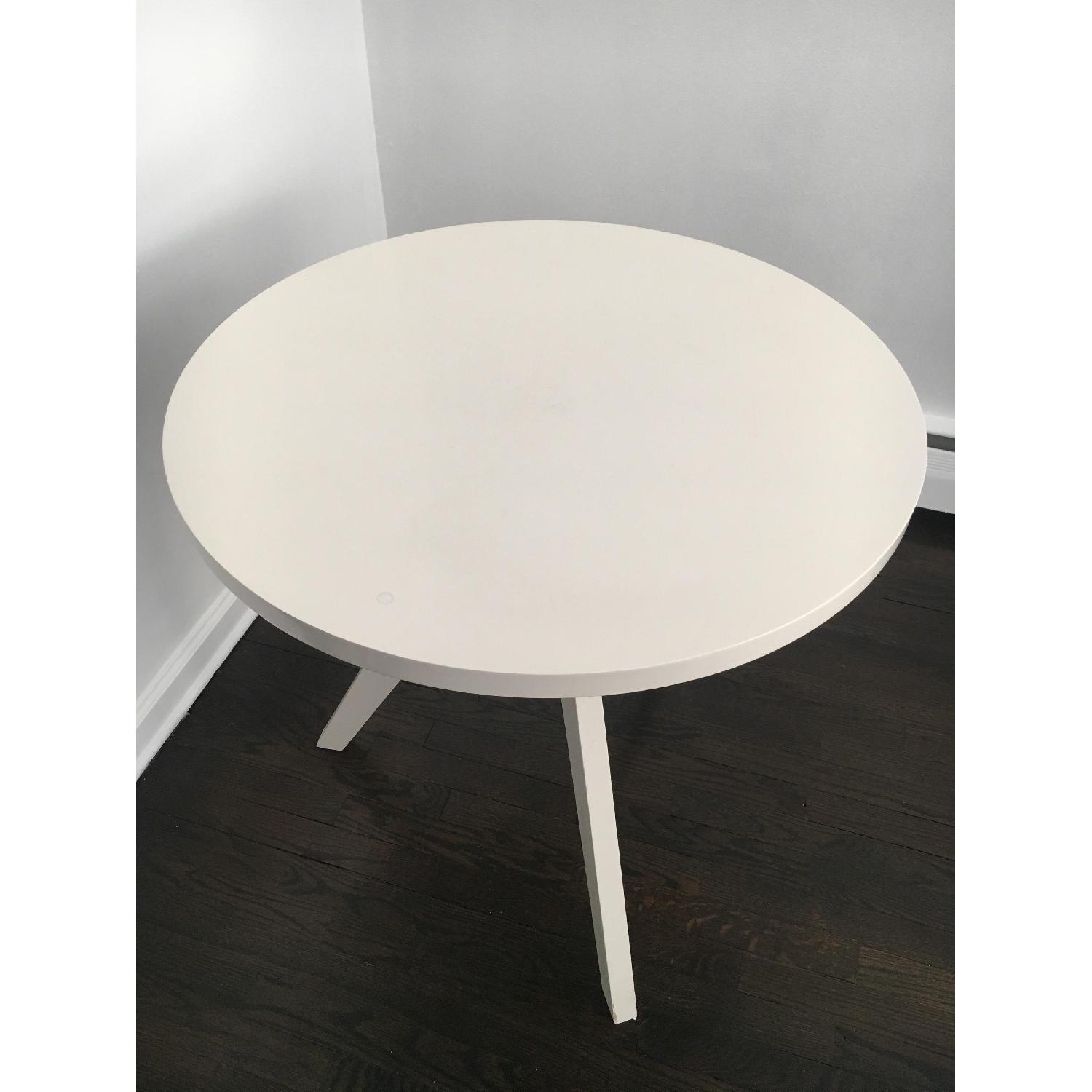 West Elm White Tripod Dining Table - image-2