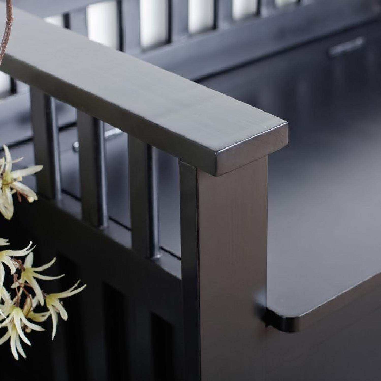 Linon Home Black Storage Bench - image-1