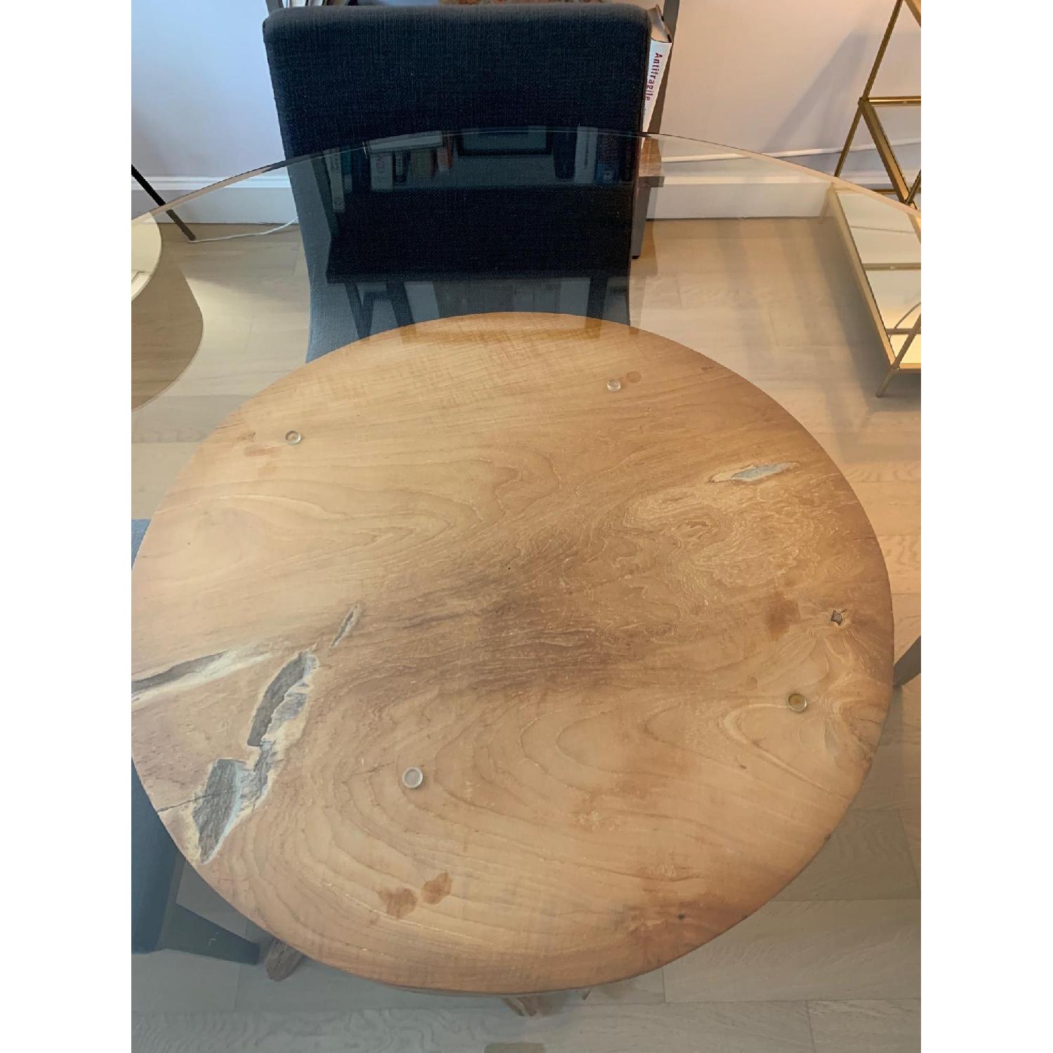 From The Source Circular Reclaimed Wood Dining Table - image-2
