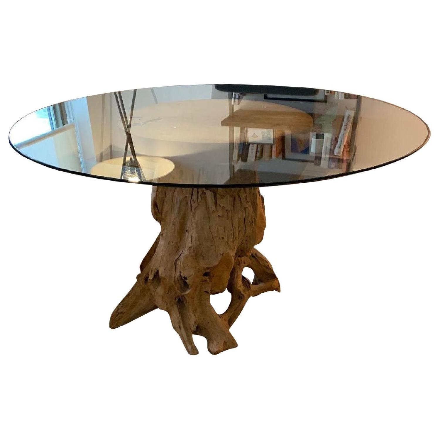 From The Source Circular Reclaimed Wood Dining Table - image-0