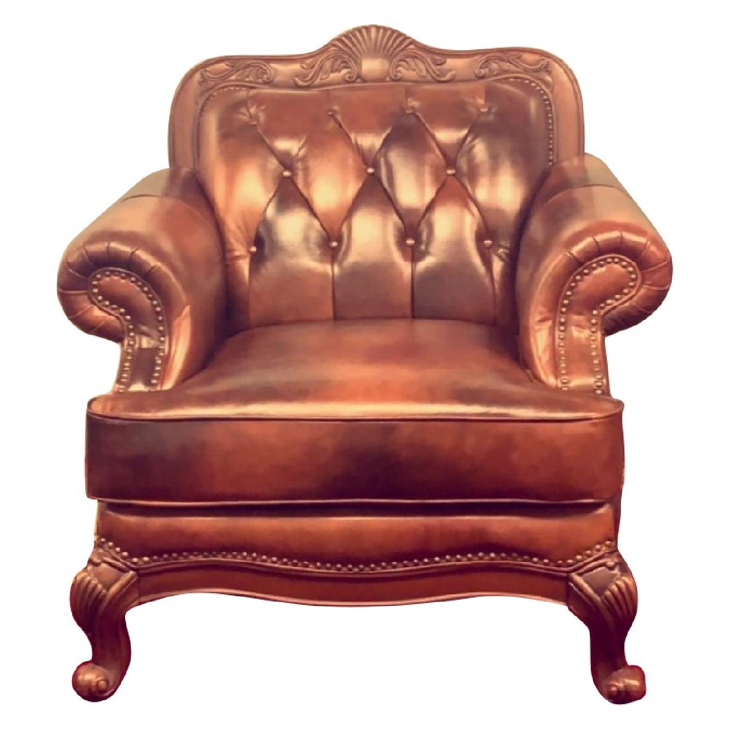 Schafer Bros Classic Leather Chair - image-0