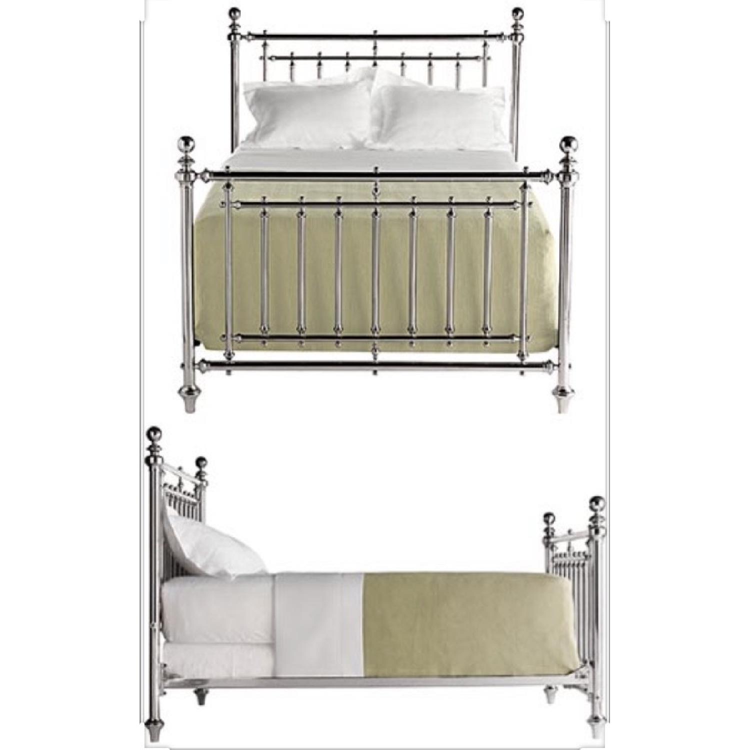 Bernhardt Martha Stewart Queen Polished Nickel Bed Frame - image-2