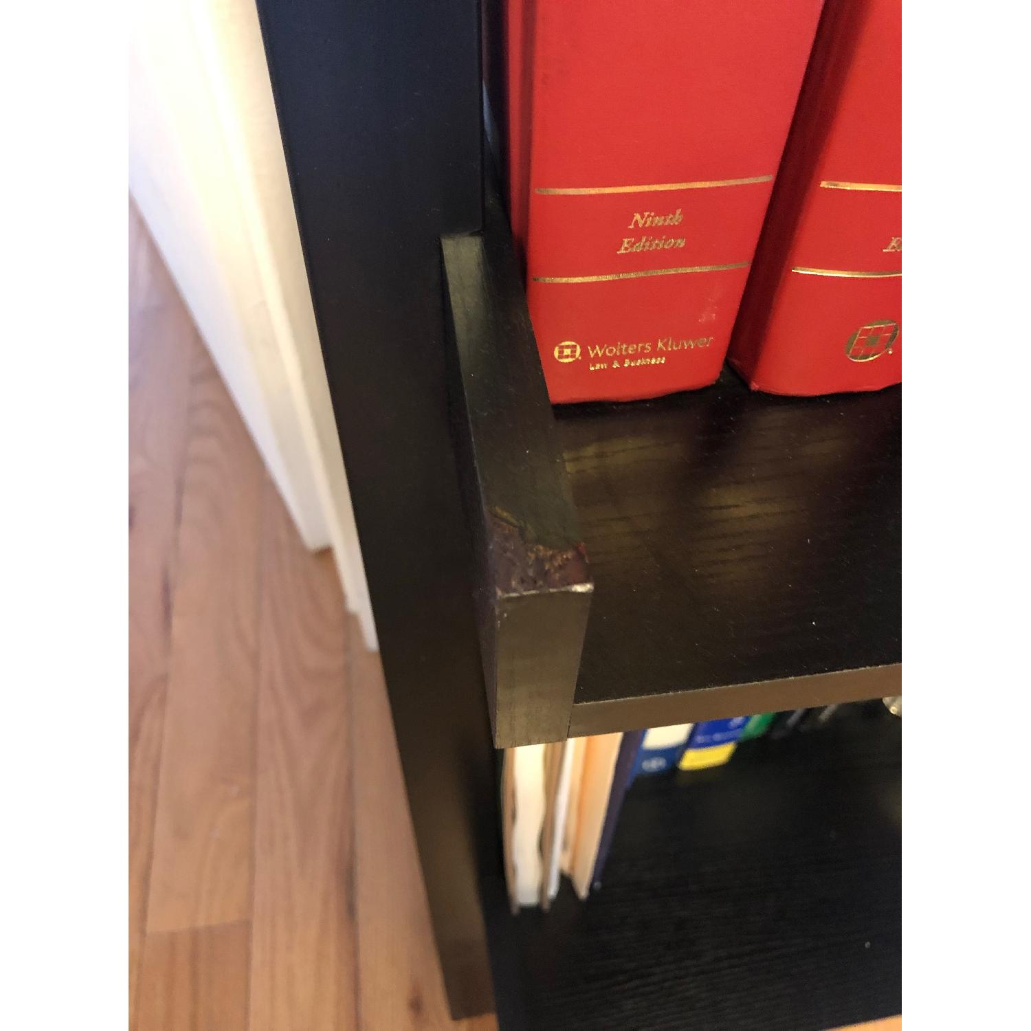 Container Store Leaning Bookcase in Black - image-3