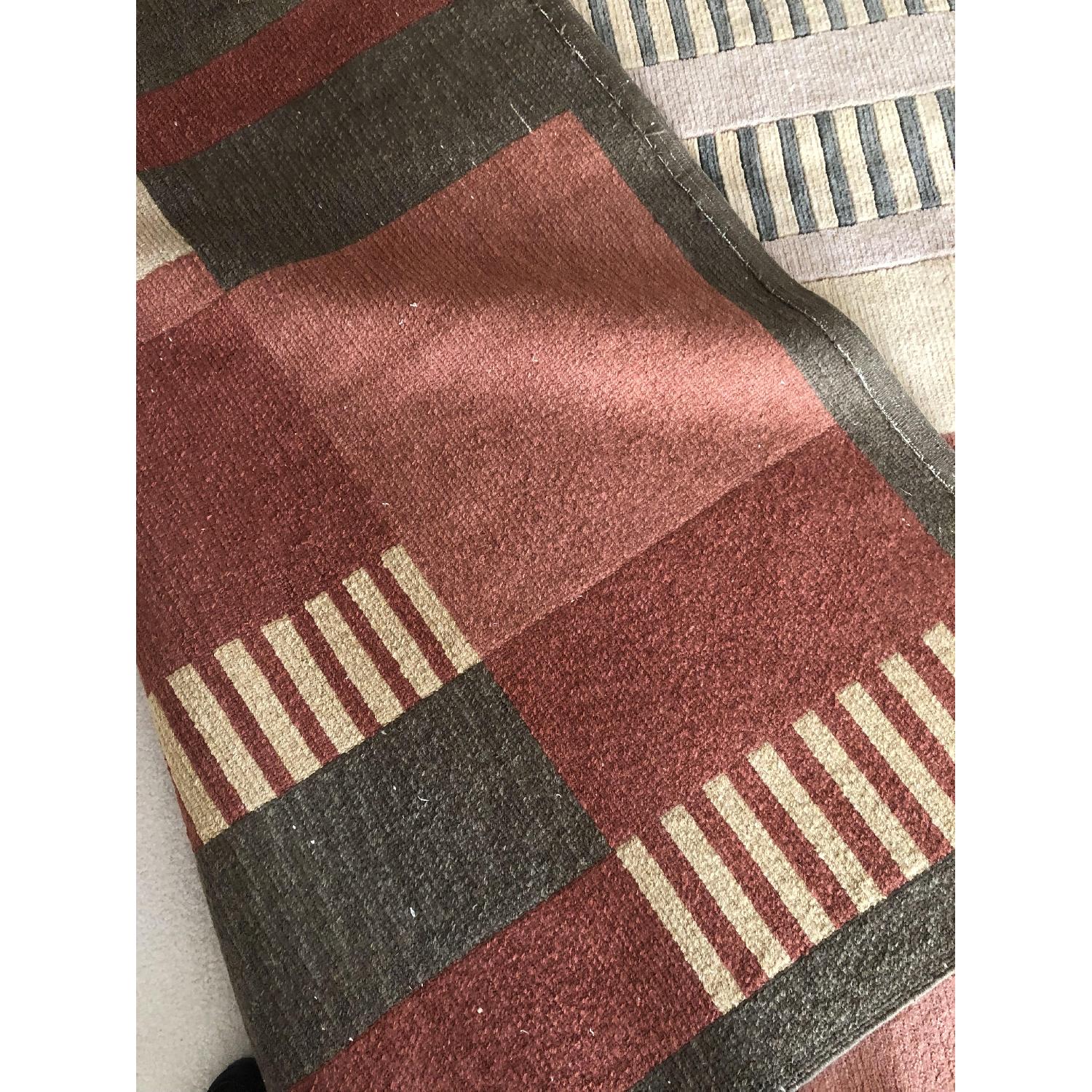 Art Deco Wool Area Rug - image-3