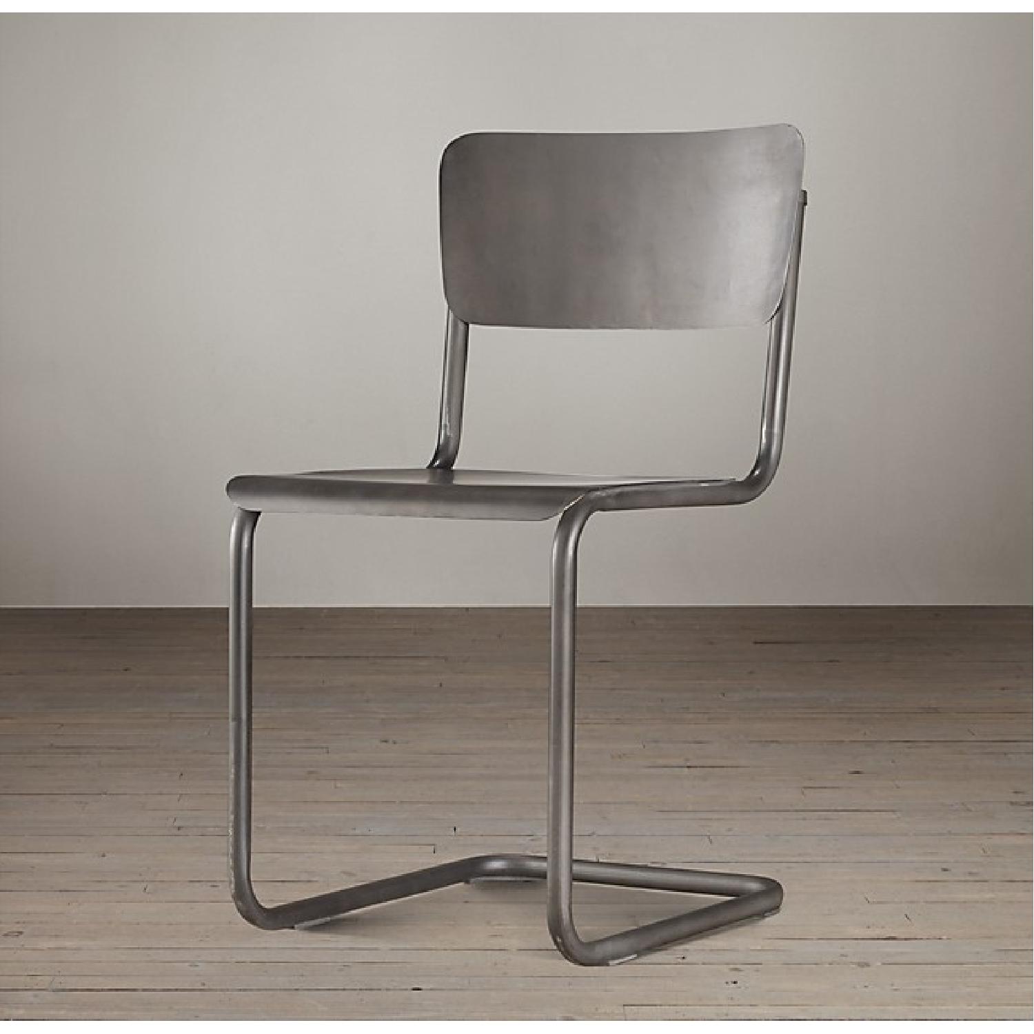 Restoration Hardware Metal Schoolhouse Chairs - image-1