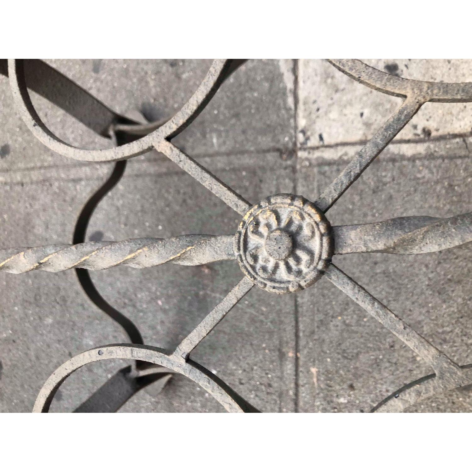 Rod Iron Coffee Table w/ Glass Top - image-9