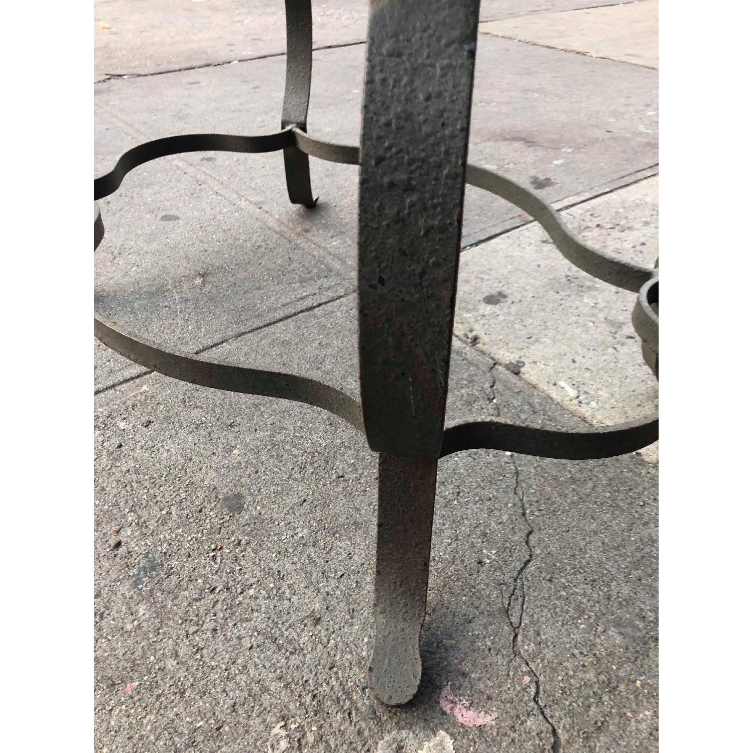 Rod Iron Coffee Table w/ Glass Top - image-10