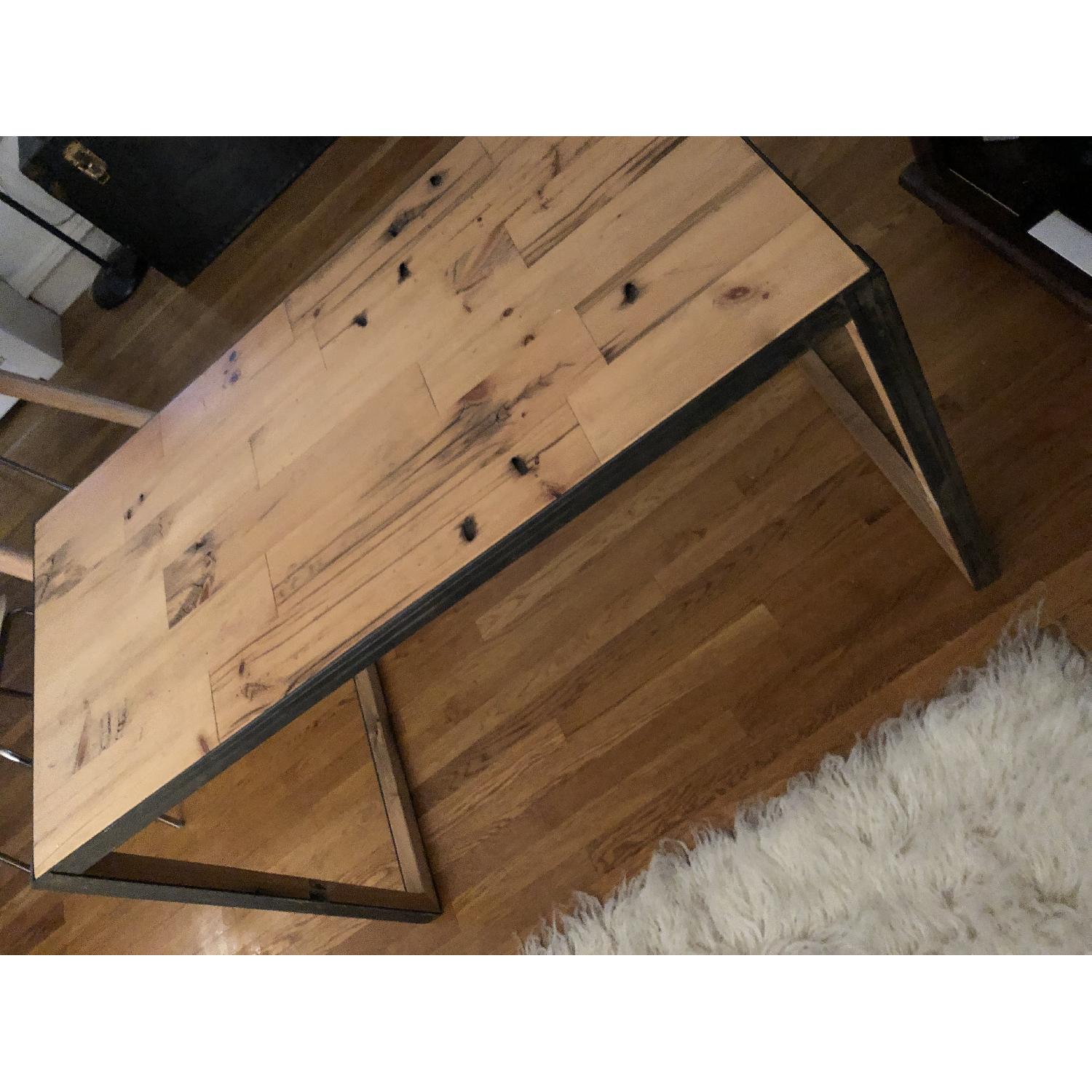 Industrial Steel & Wood Desk - image-1