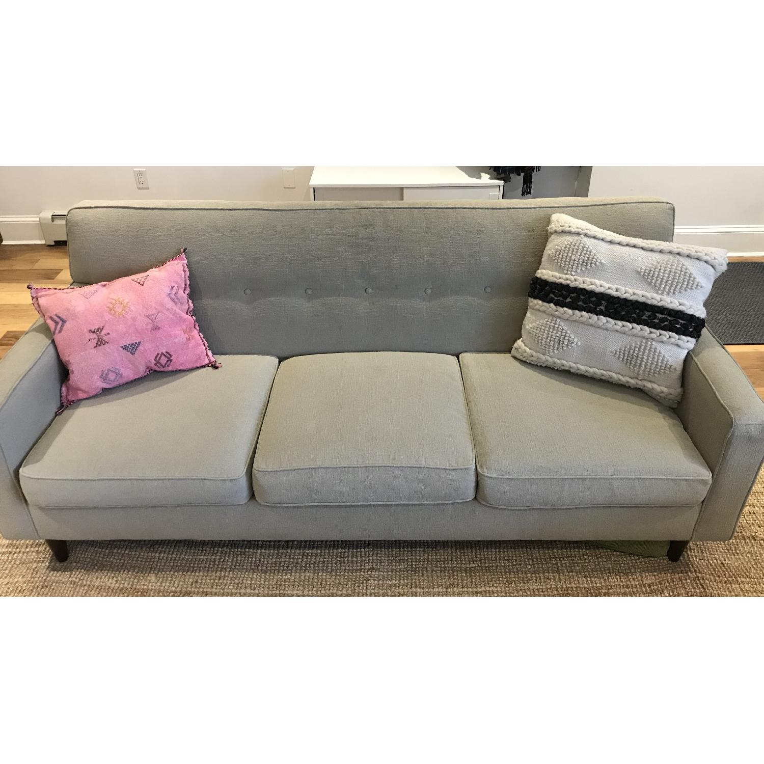 Macy's Mid Century Modern Style Sofa - image-1