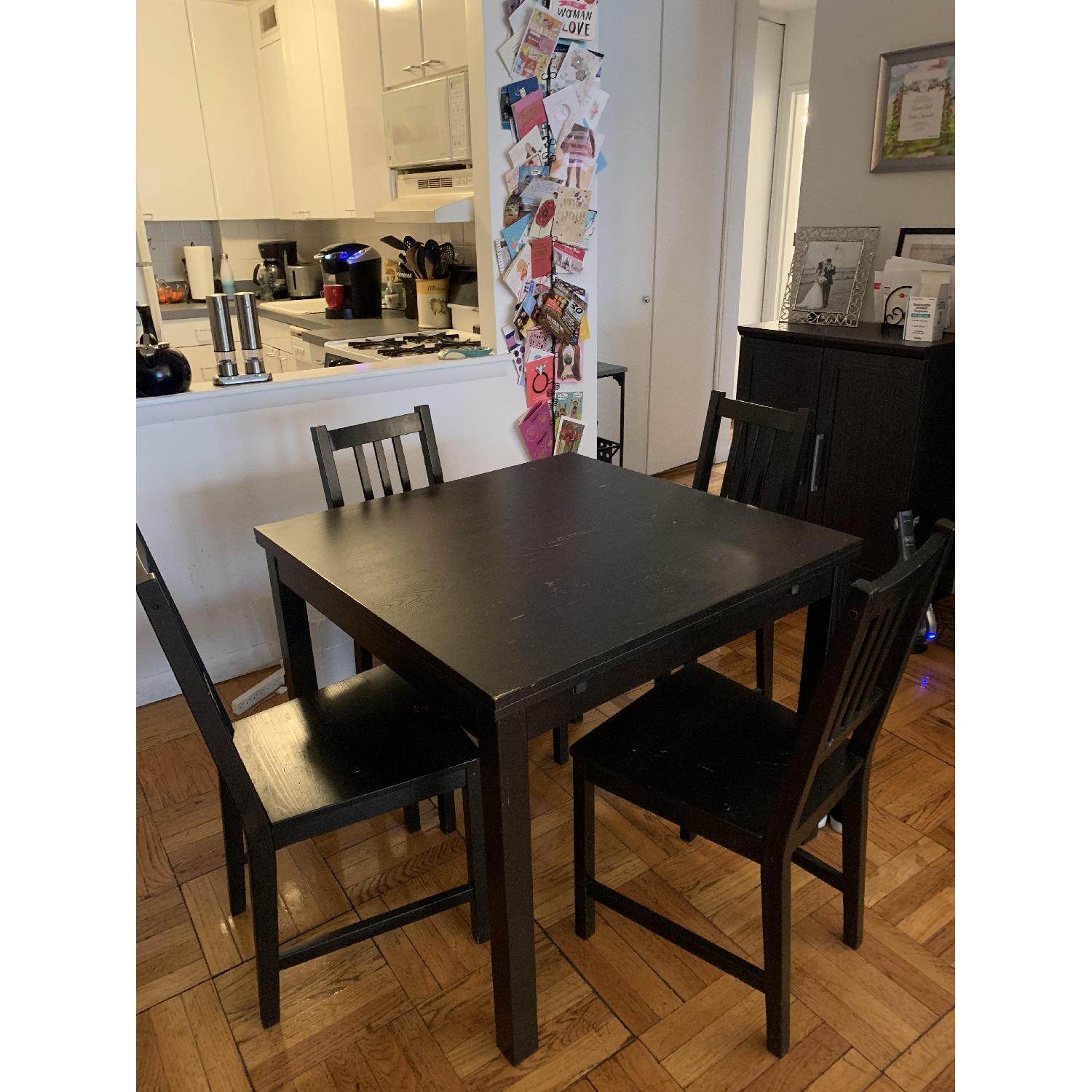 Ikea Kitchen Table w/ 4 Chairs AptDeco