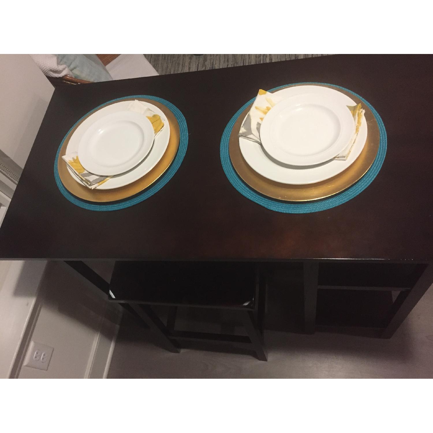 Pub Table w/ 2 Stools - image-1