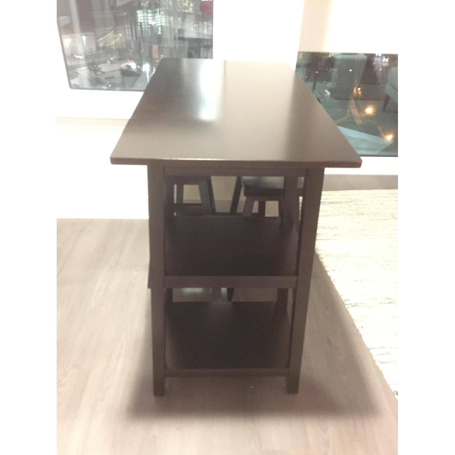 Pub Table w/ 2 Stools - image-2