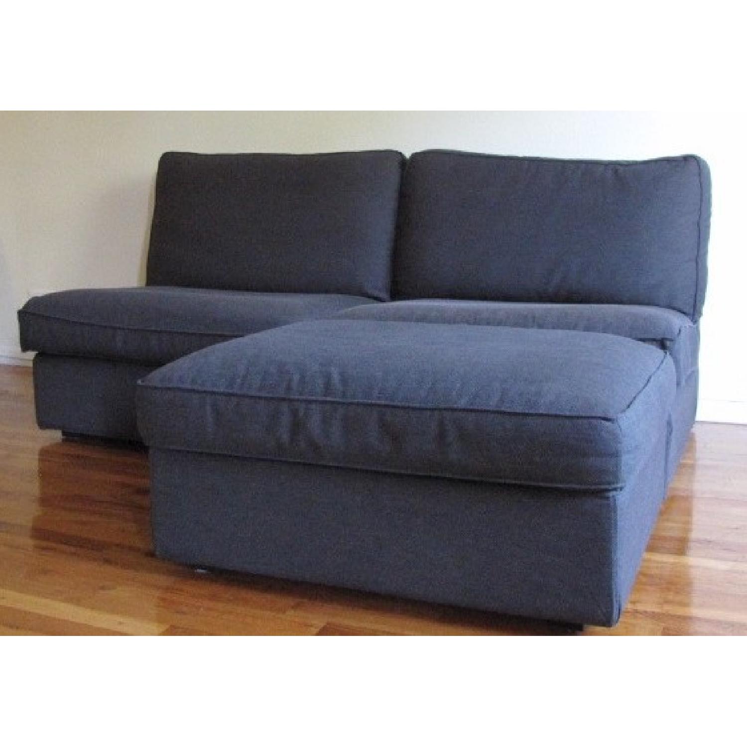 Ikea Kivik Sectional Sofa & Ottoman w/ Storage - image-4